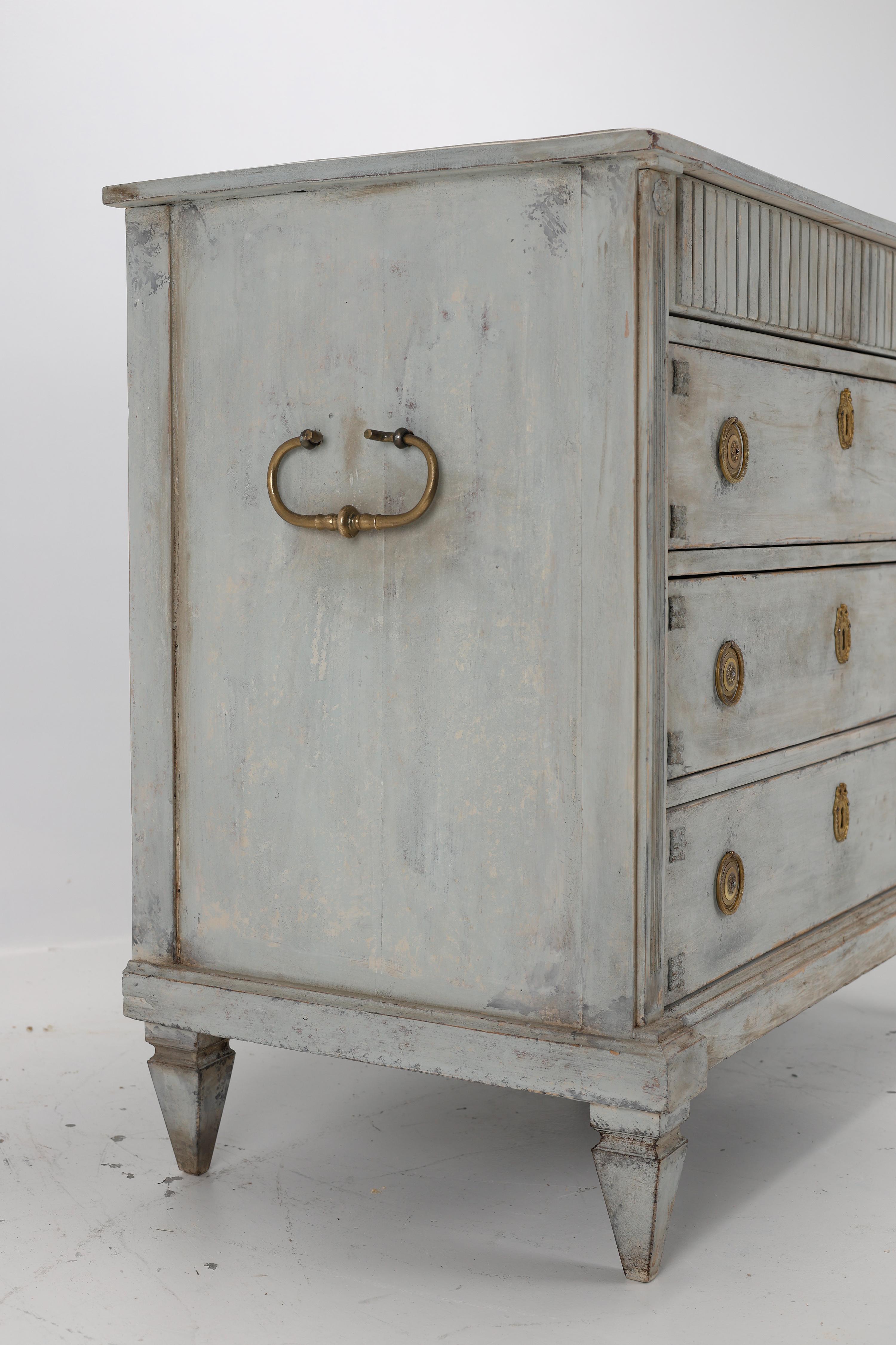 Gustavian Chest of Drawers, Sweden, 19th Century For Sale 6