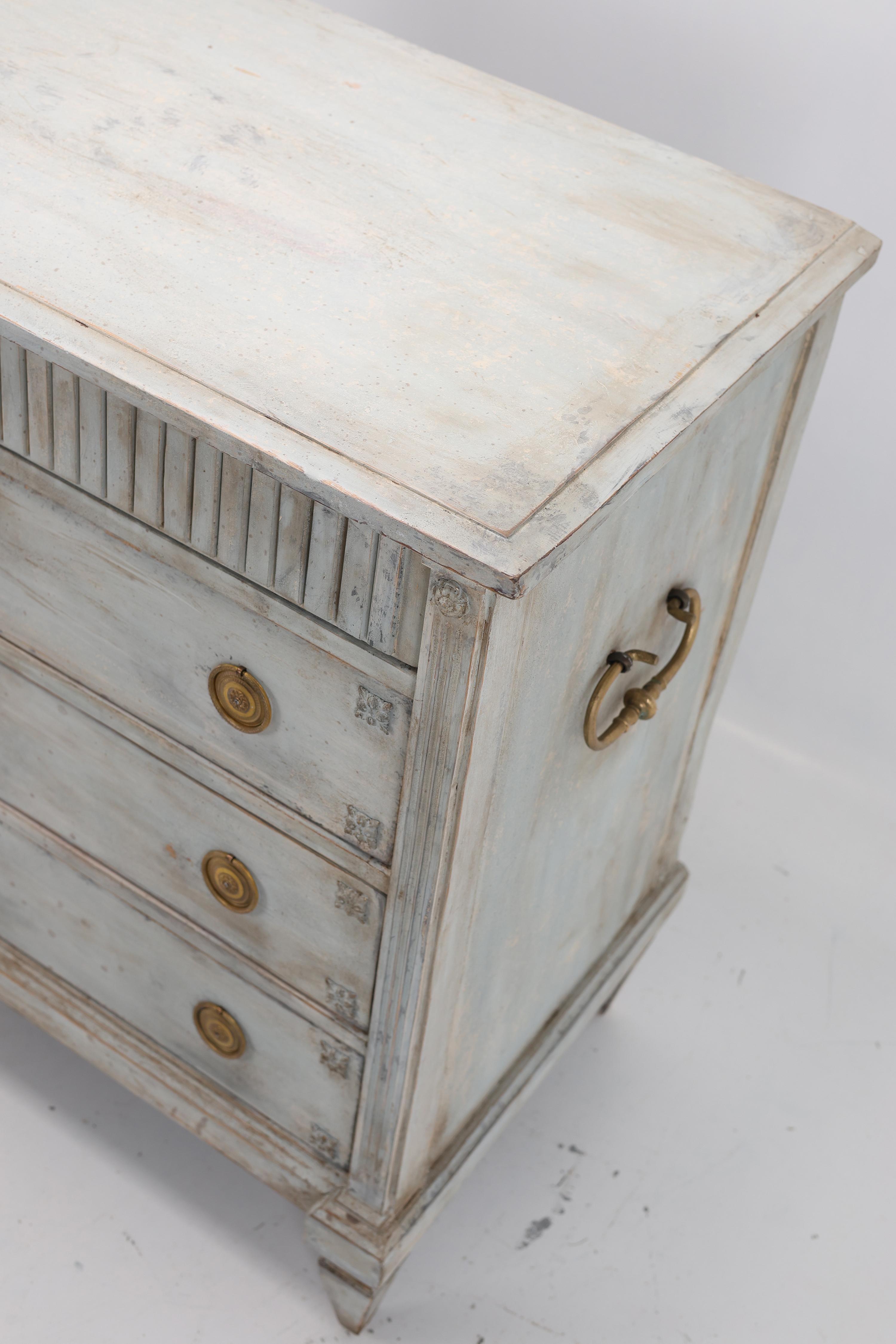 Gustavian Chest of Drawers, Sweden, 19th Century For Sale 13