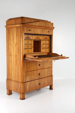 Biedermeier Cherrywood Secretaire, Germany, circa 1825
