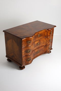 Baroque Marquetry Commode with Elm Inlay, 1760