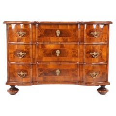 Baroque Marquetry Commode with Elm Inlay, 1760