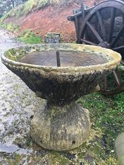 Marvelous French Faux Bois Fountain or Planter