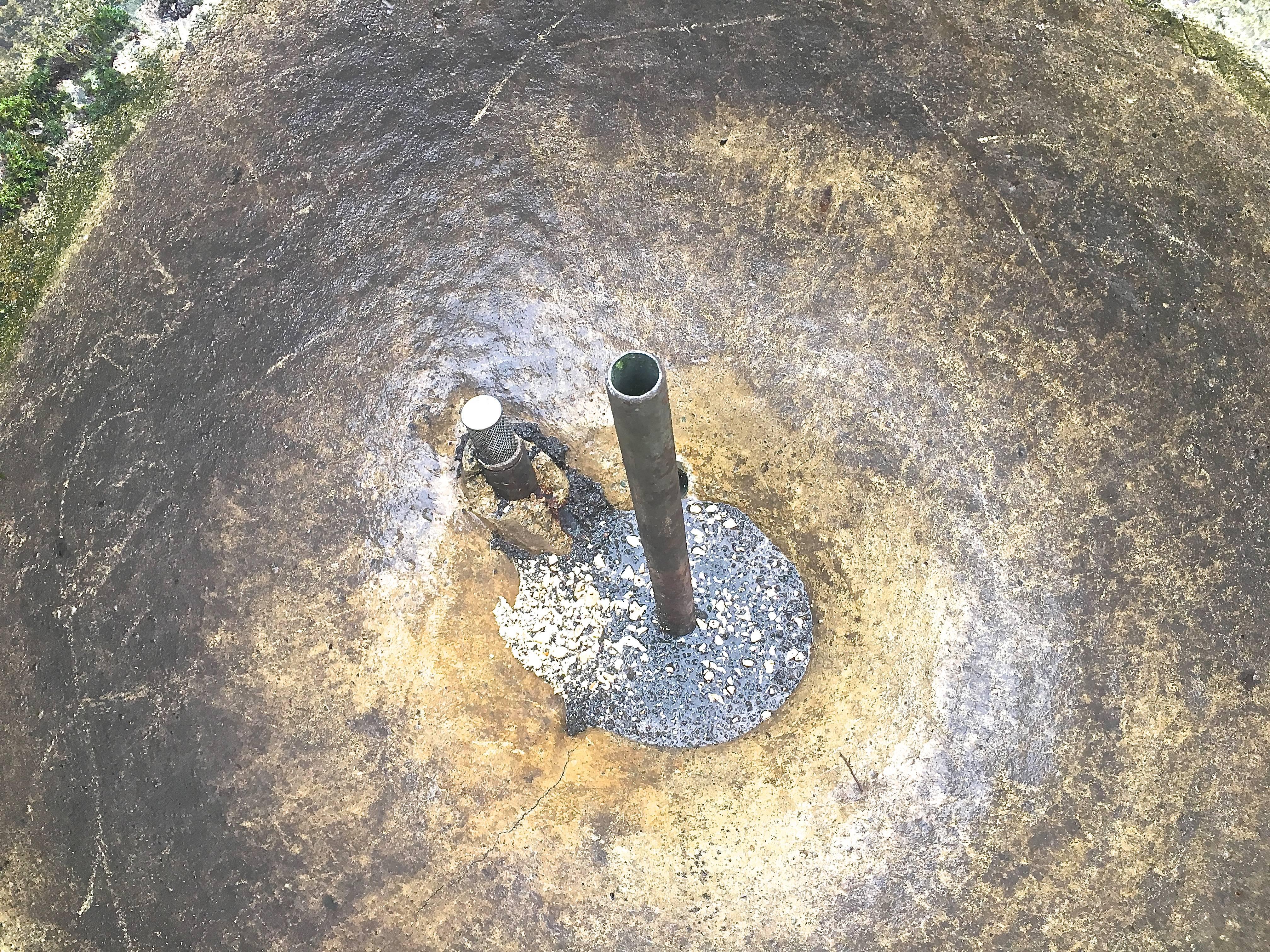 Cast Stone Marvelous French Faux Bois Fountain or Planter