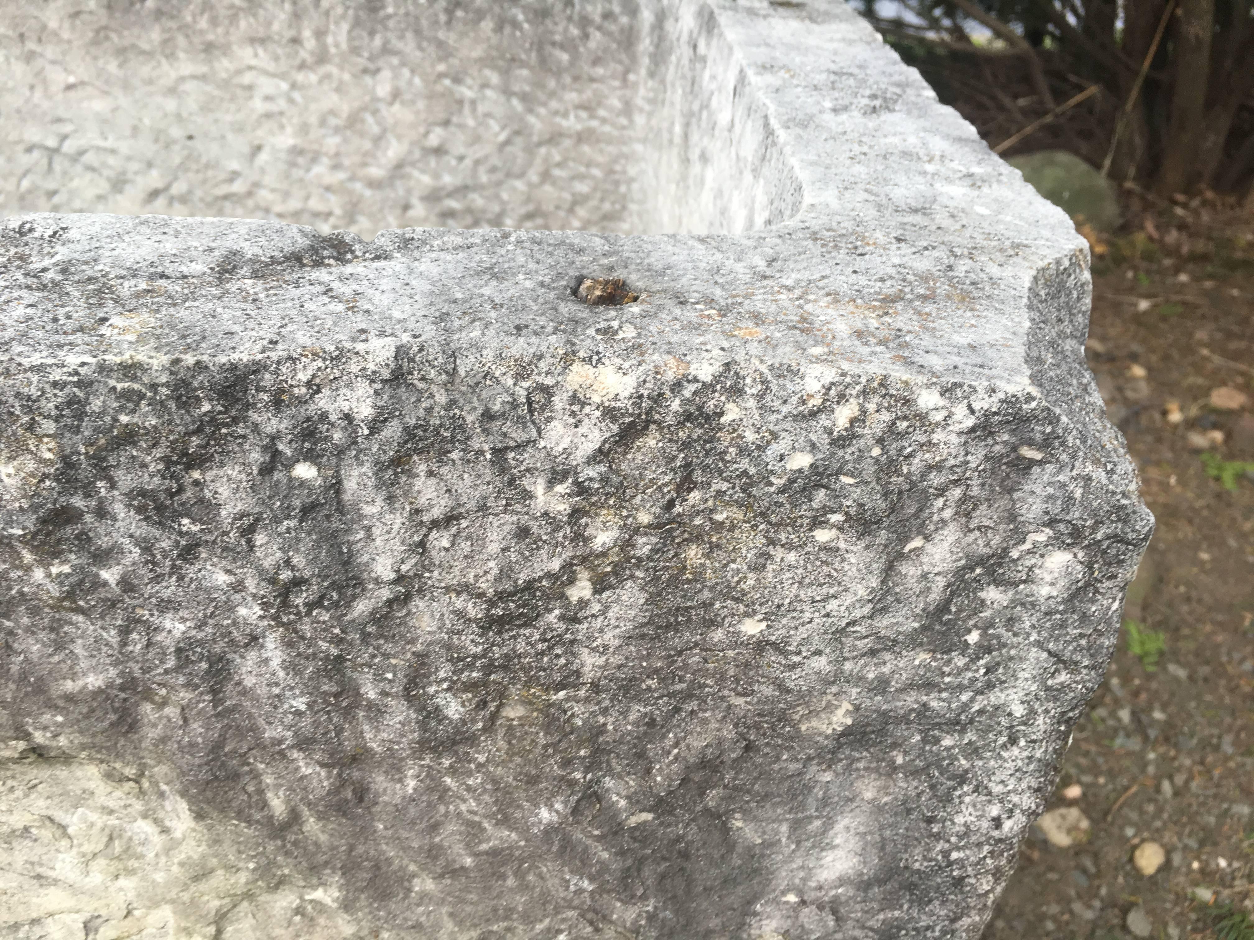 Medium-Sized French Limestone Trough 3