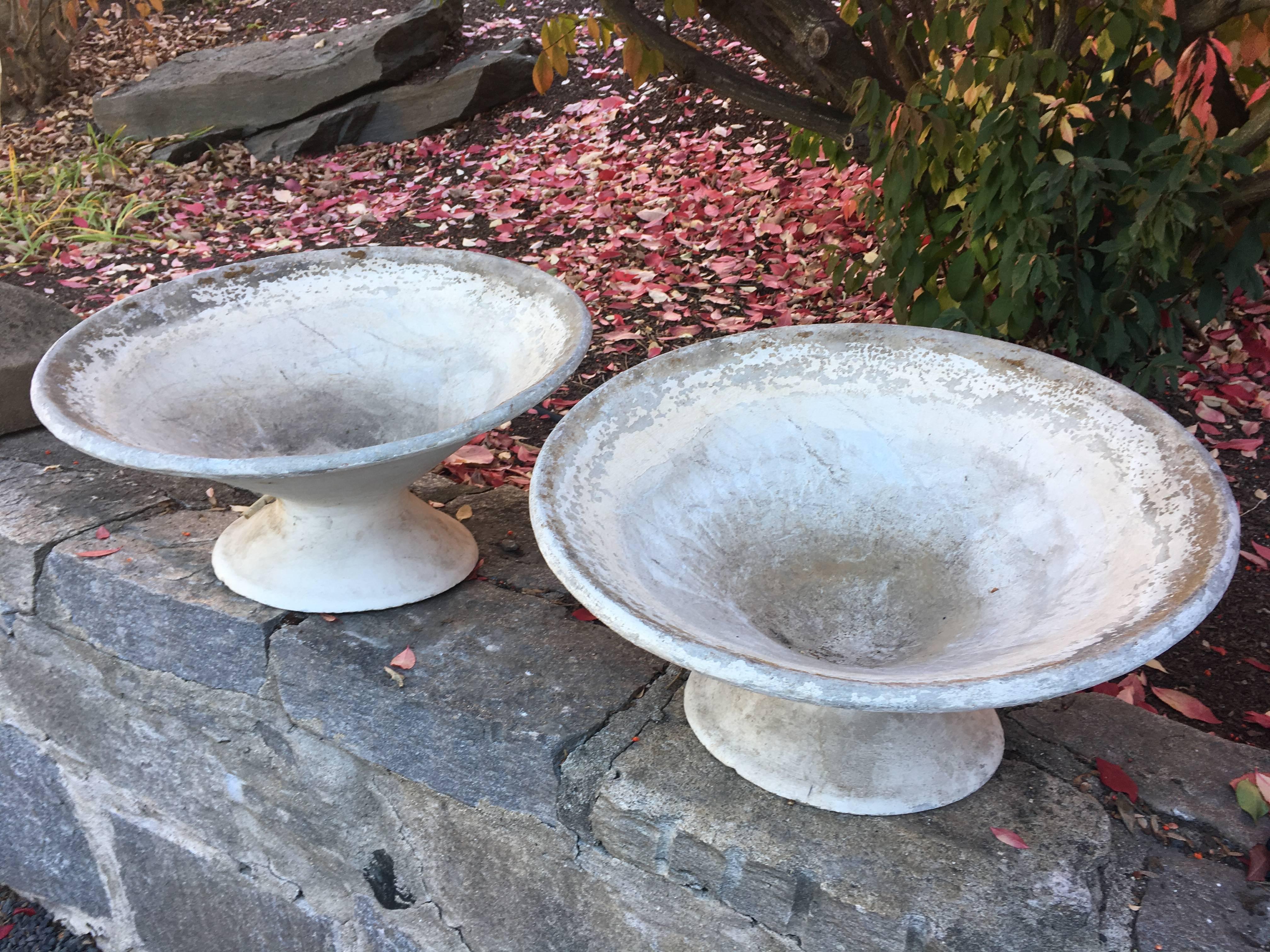 Pair of Numbered Willy Guhl Tilted Planters In Excellent Condition In Woodbury, CT