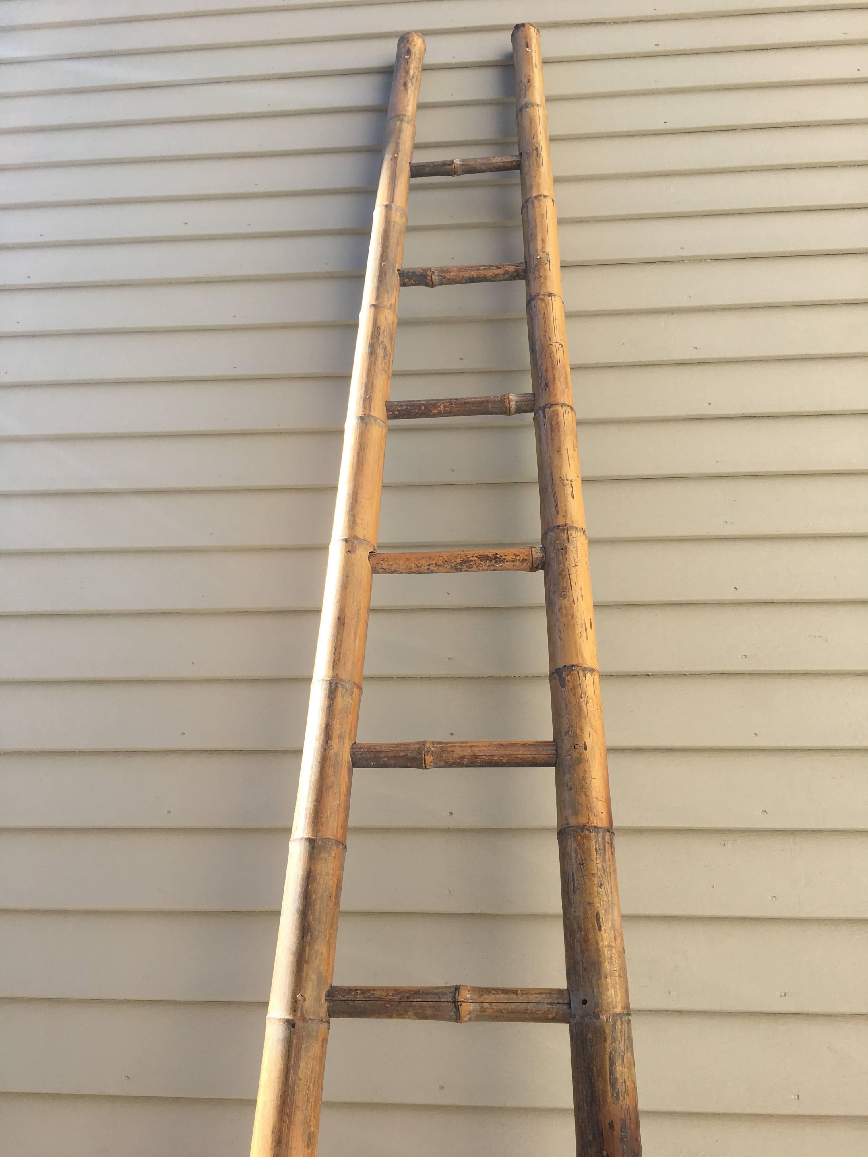 very tall ladder