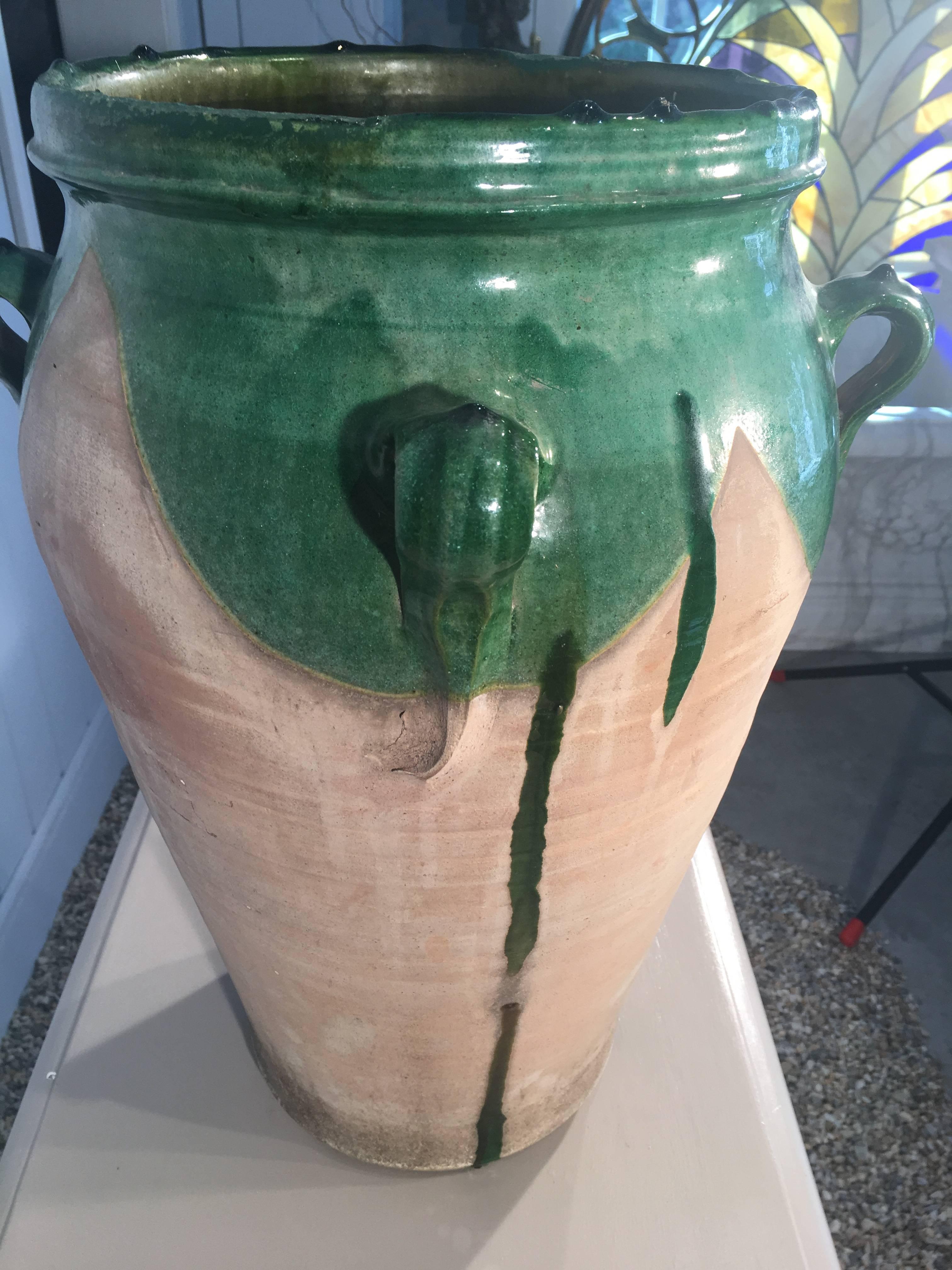 green glazed terracotta