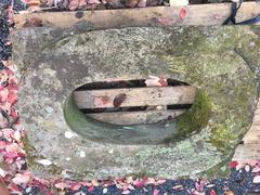 Oval Hand-Carved 18th Century Stone Window Surround Perfect for a Sink