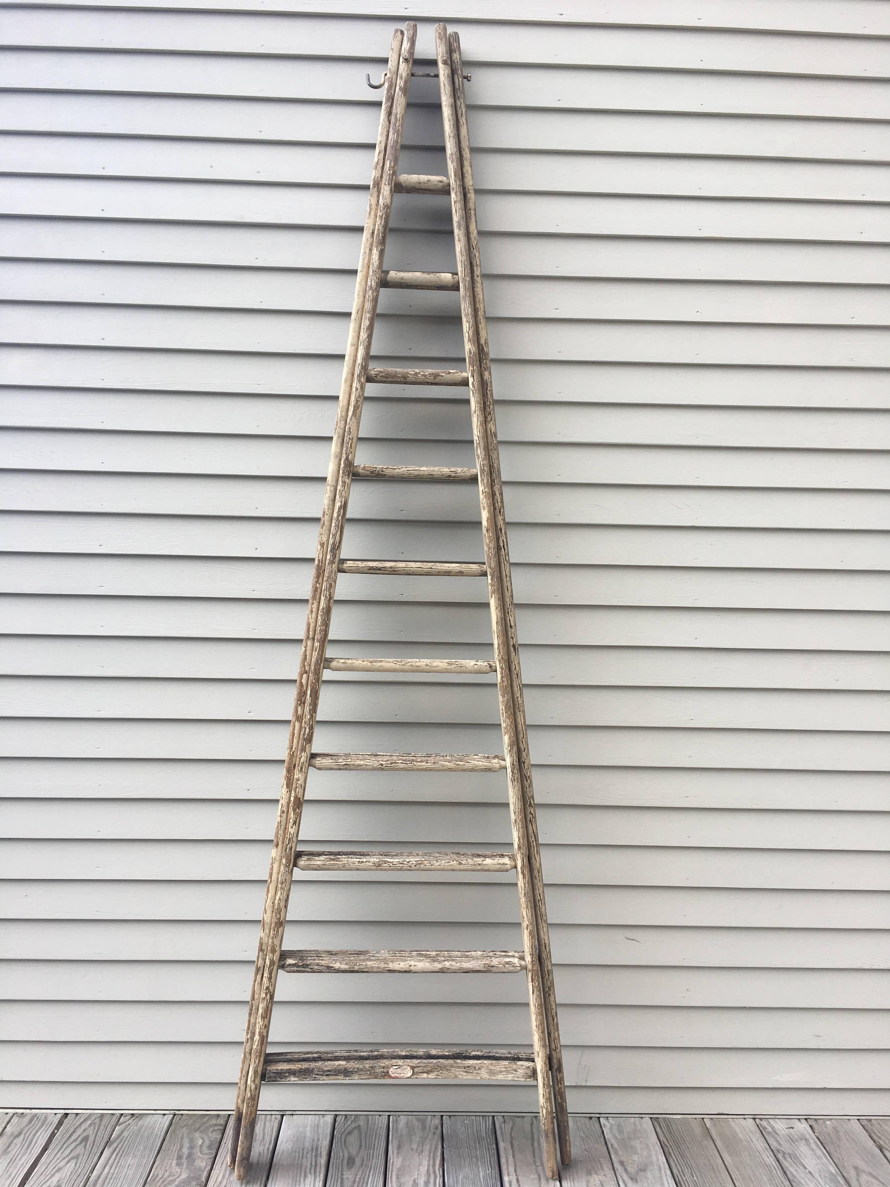 very tall ladder