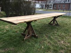 Rustic French Pine Dining Table