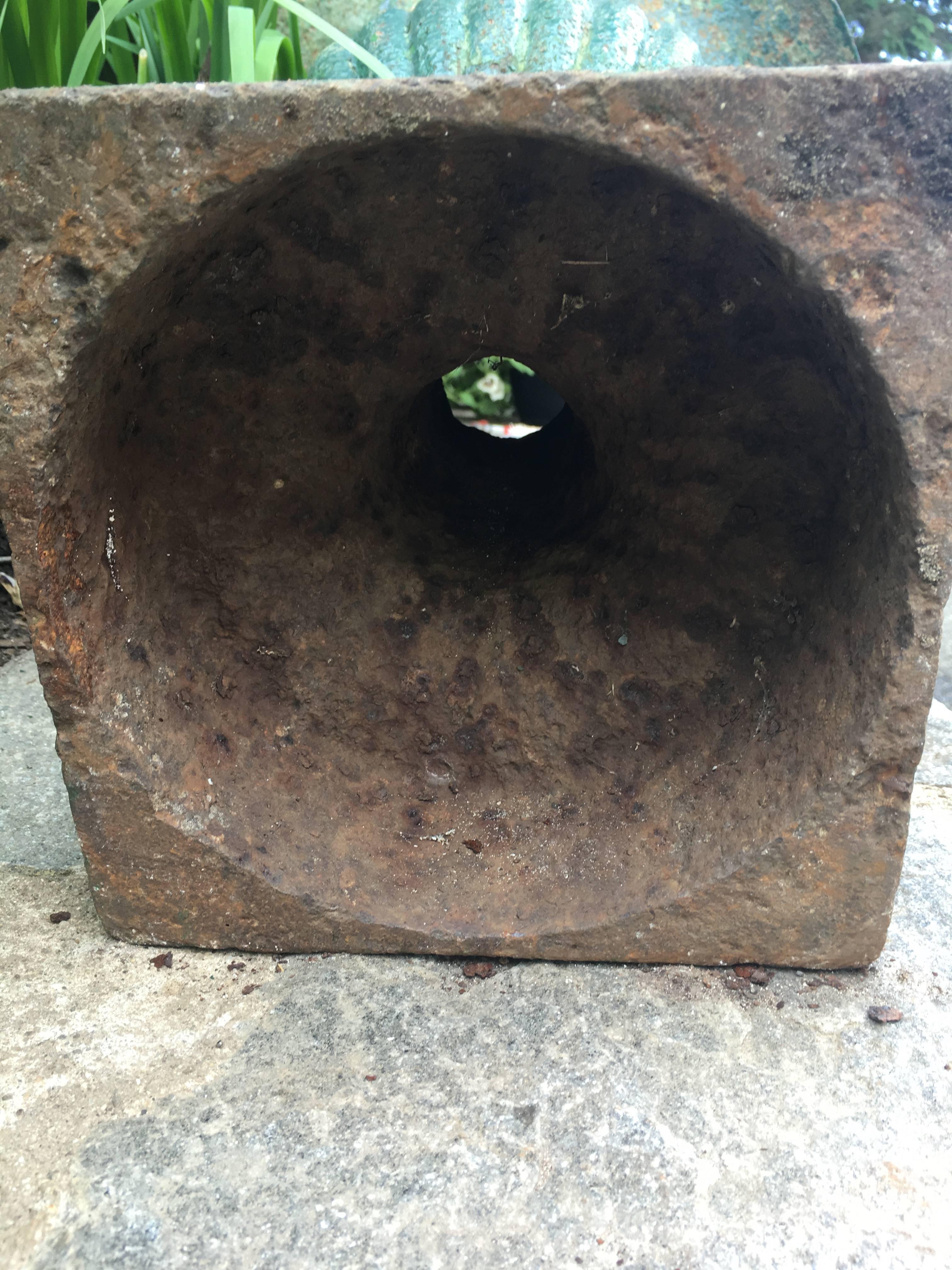 Tall French 19th Century Cast Iron Campana Urn For Sale 2