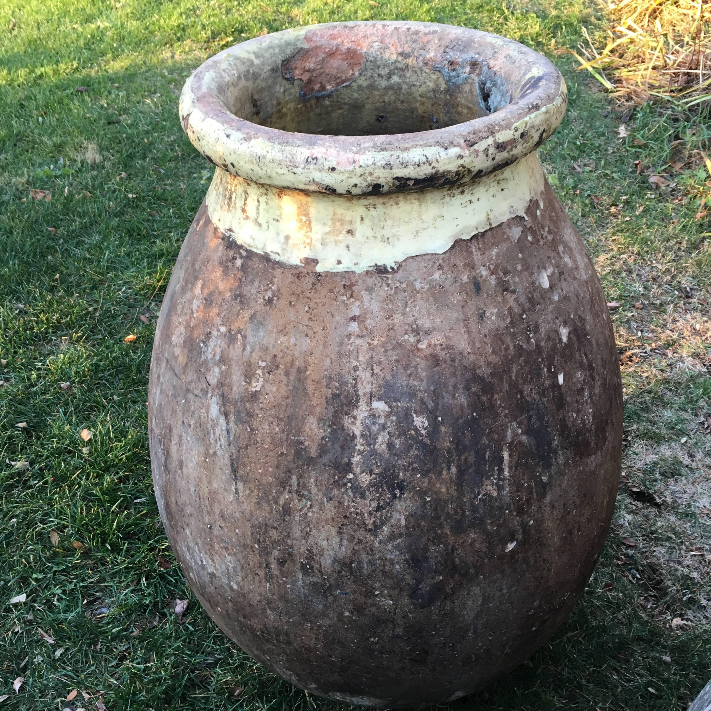 19th Century Large Terracotta French Biot Pot, circa 1800