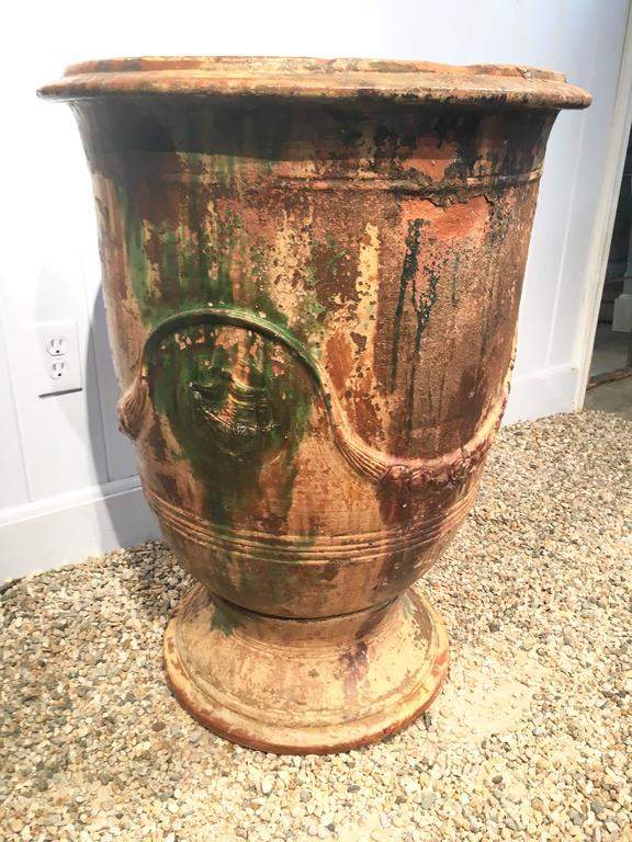 Pair of Large Anduze Vases, Signed Boisset, Anduze at 1stDibs