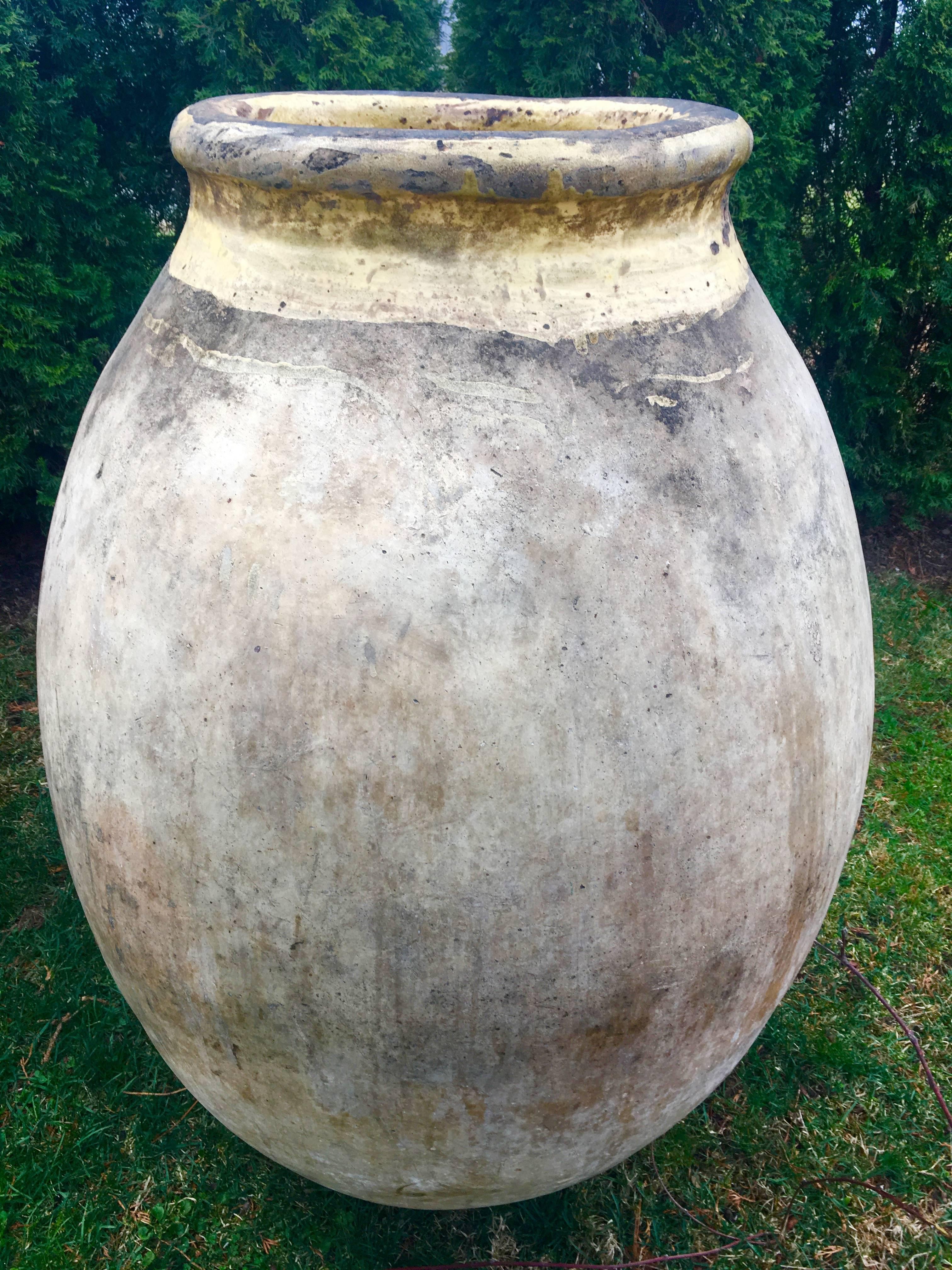Hand-Crafted Enormous Rare 18th Century French Terracotta Biot Pot