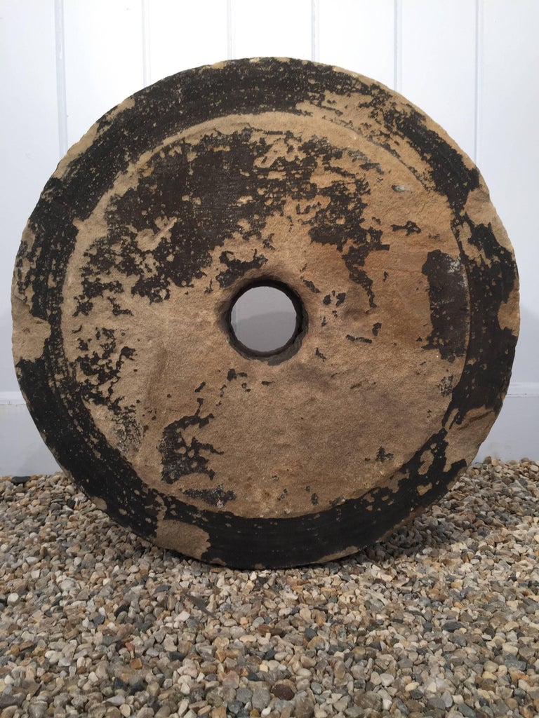 English 19th Century Carved Grindstone For Sale at 1stDibs