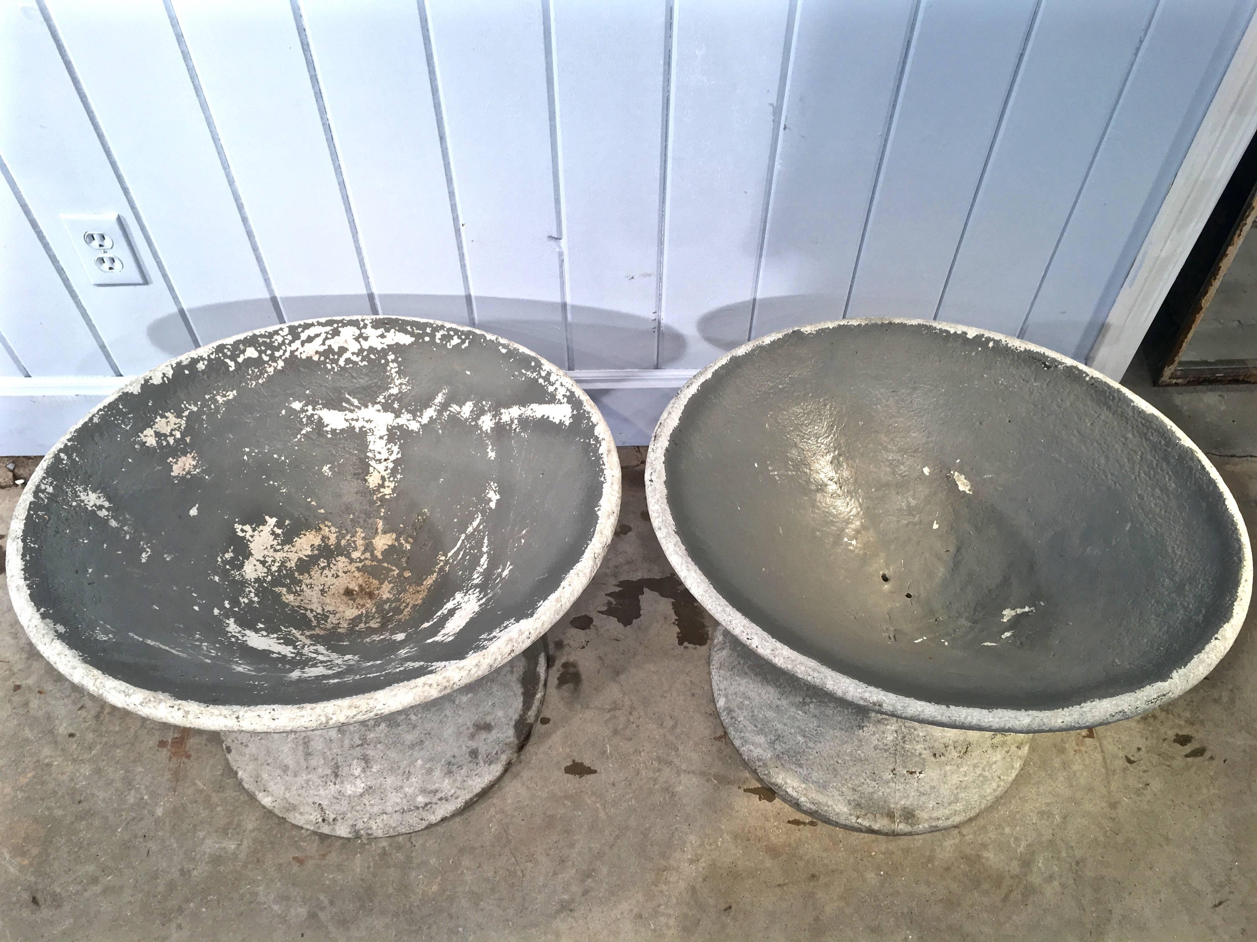 Two Pairs of Tilted Willy Guhl Planters 3