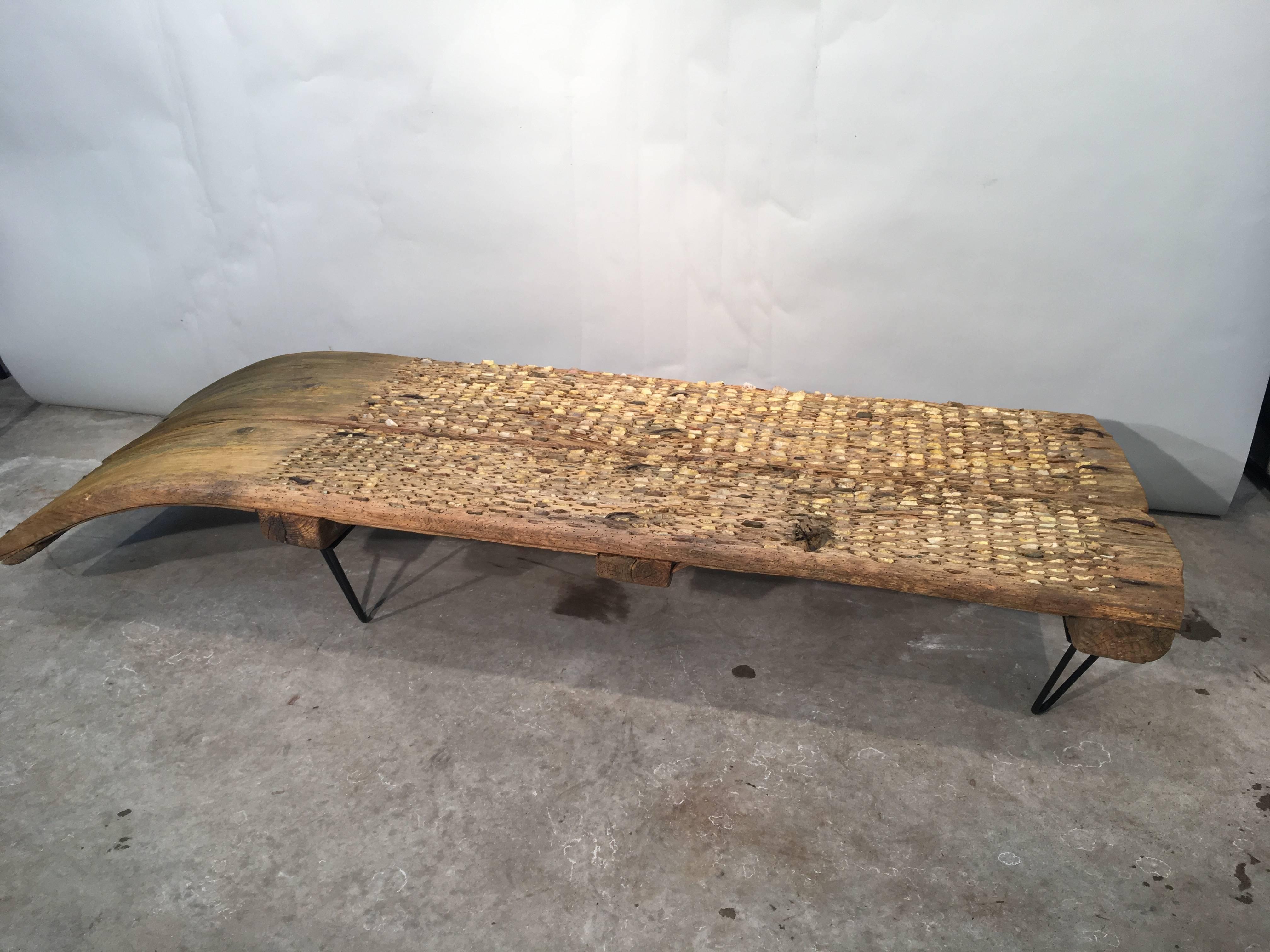 threshing board coffee table