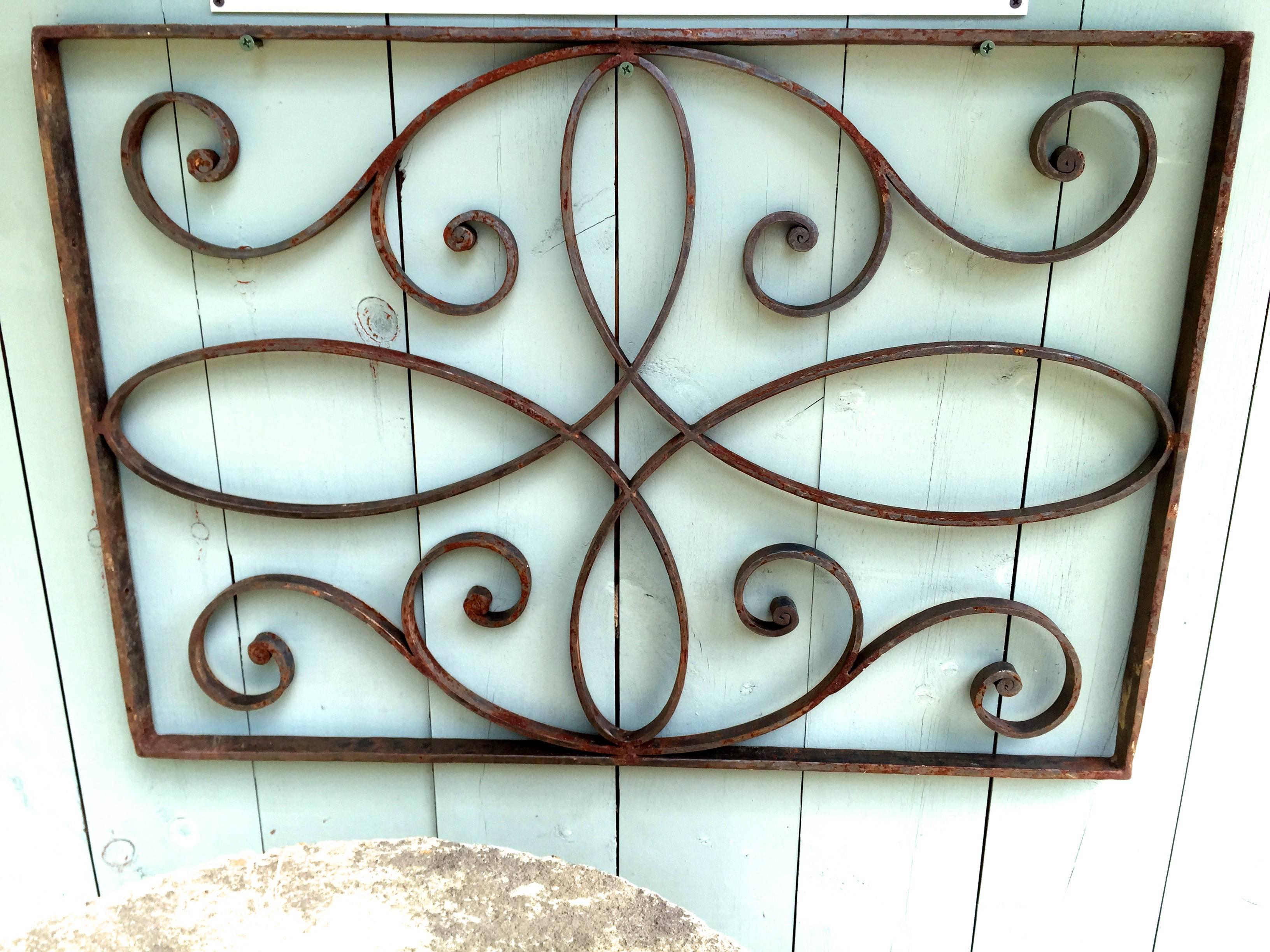 wrought iron panels decorative