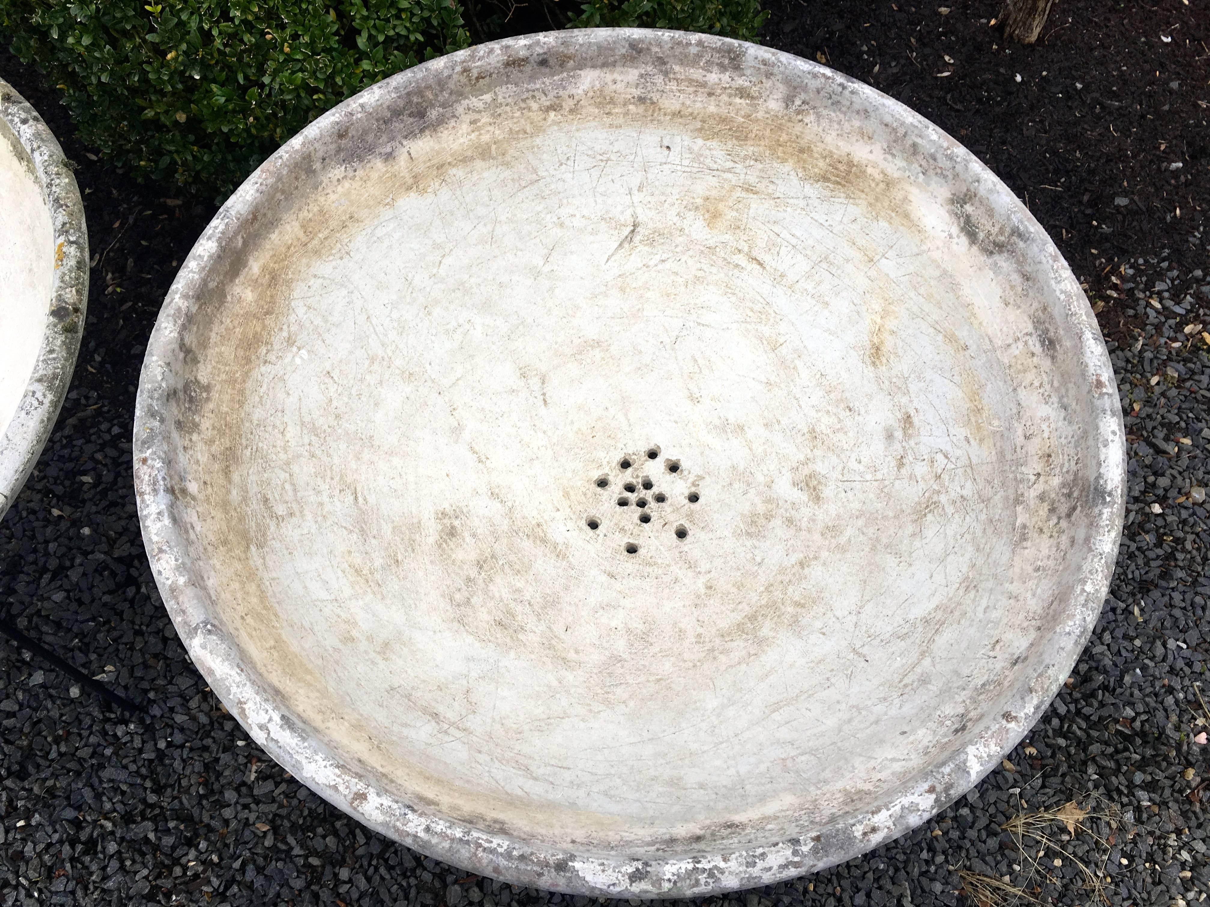 Pair of Willy Guhl Bowl Planters in Contemporary Steel Stands 2