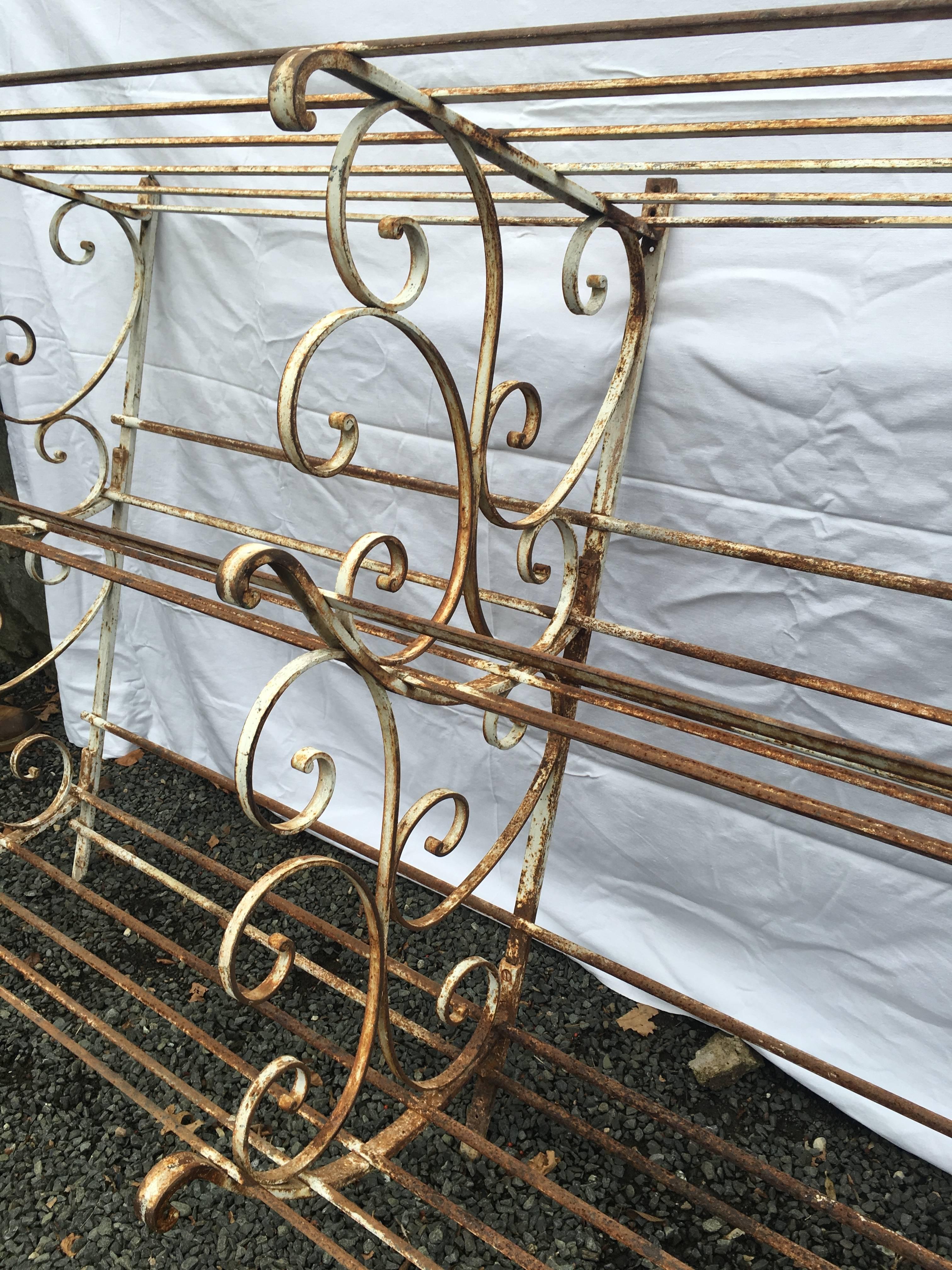 Large Wrought Iron Boulangerie Rack, French, circa 1900 In Good Condition In Woodbury, CT