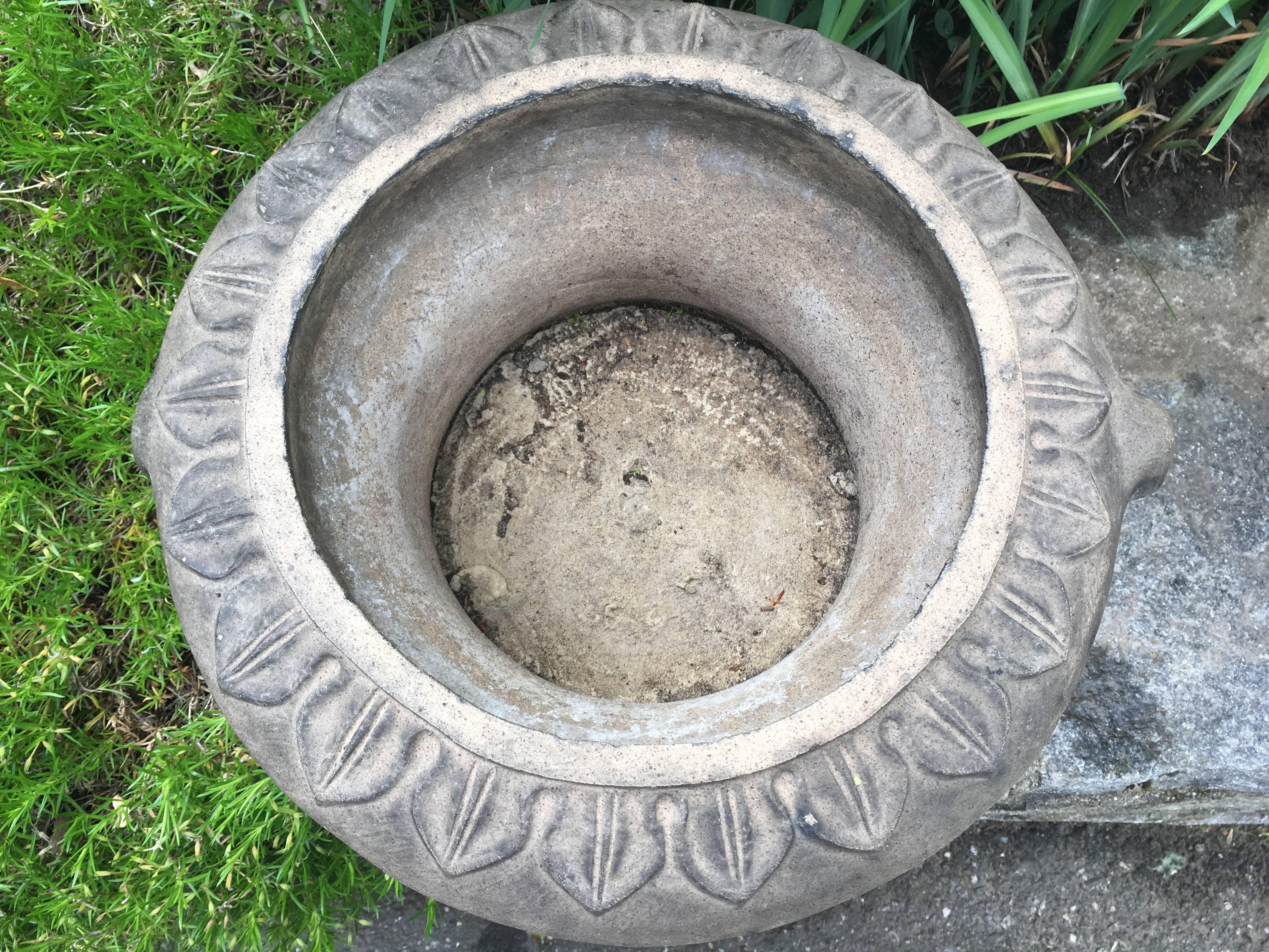 Rare Pair of Pulham Masked Urns 2