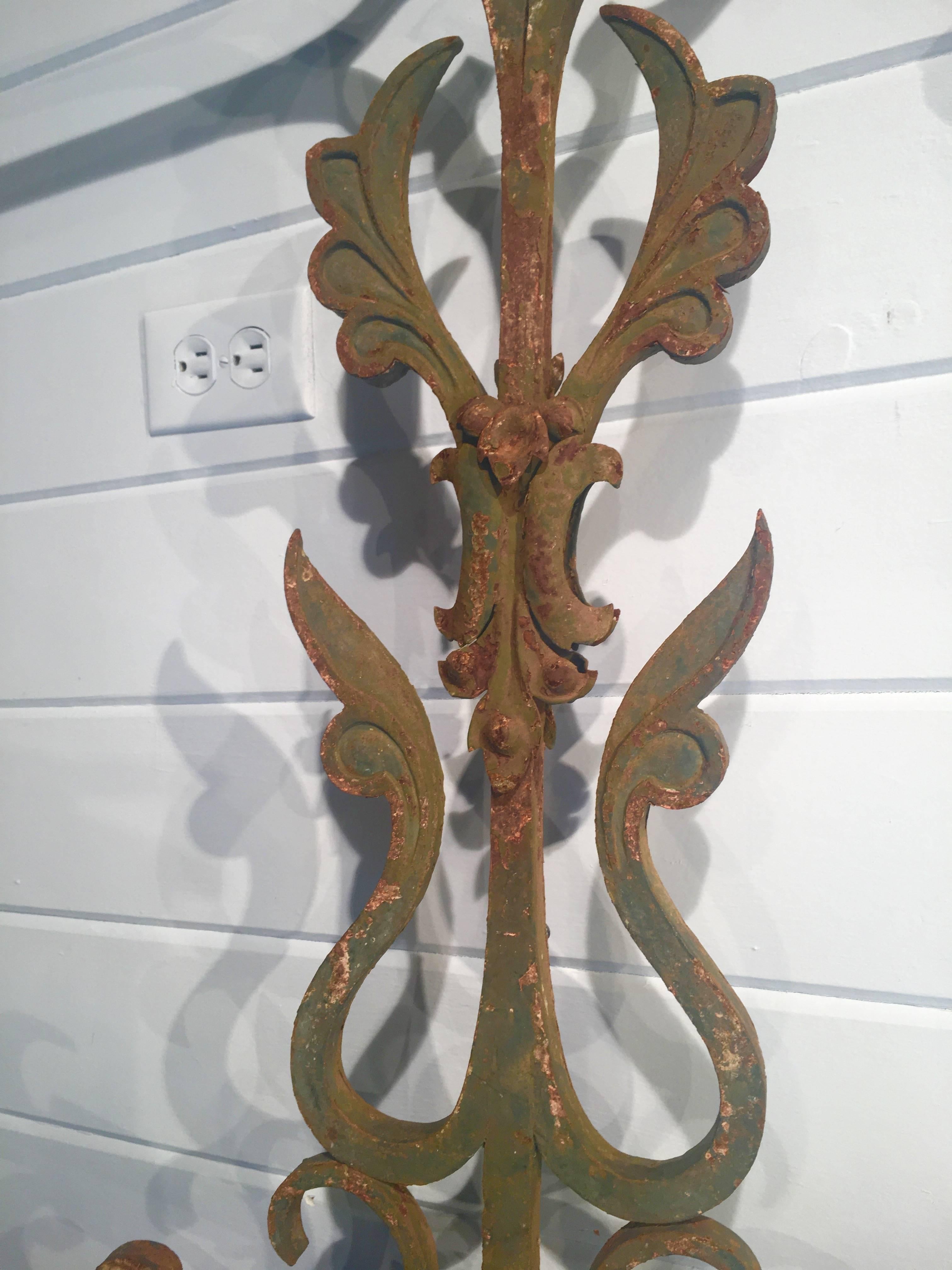 Very Large 18th Century French Key Maker's Trade Sign For Sale 5