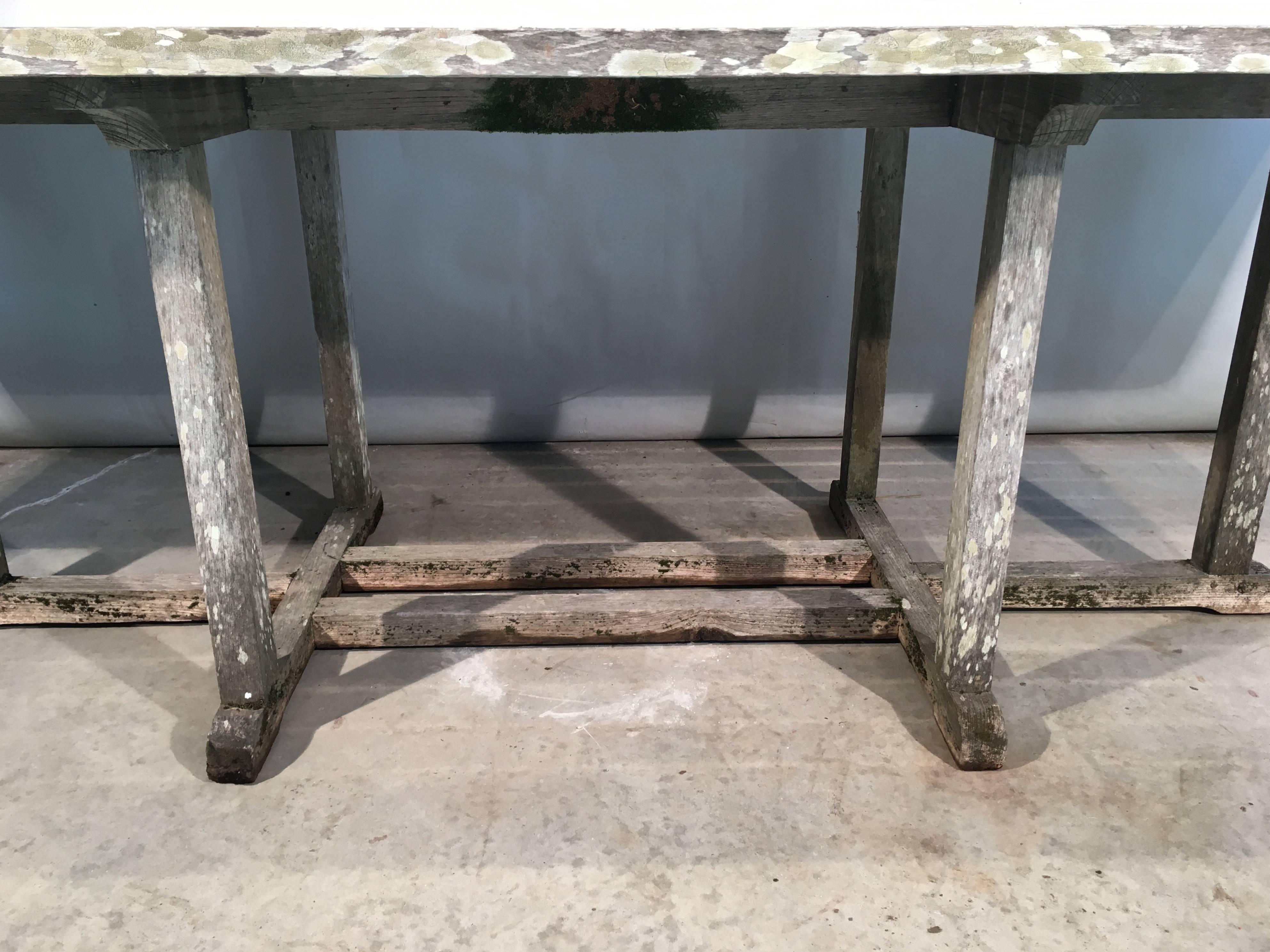 Long English Rectangular Teak Dining Table 2