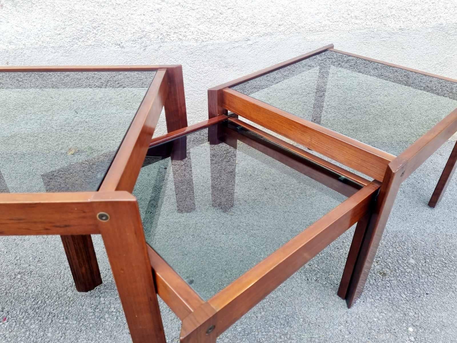 Italian Postmodern Nesting and Stacking Tables, Italy 80s For Sale 3