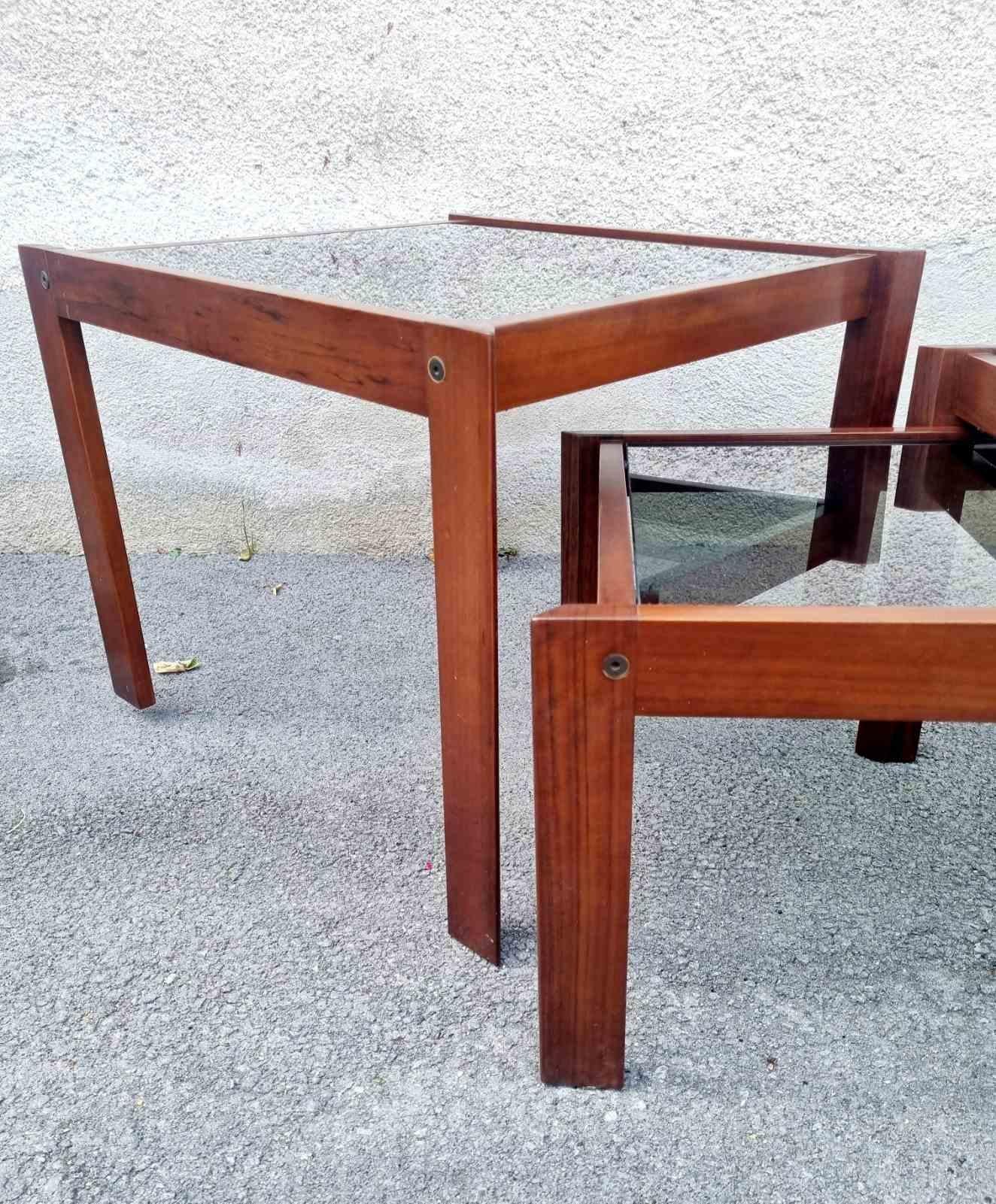 Italian Postmodern Nesting and Stacking Tables, Italy 80s For Sale 1