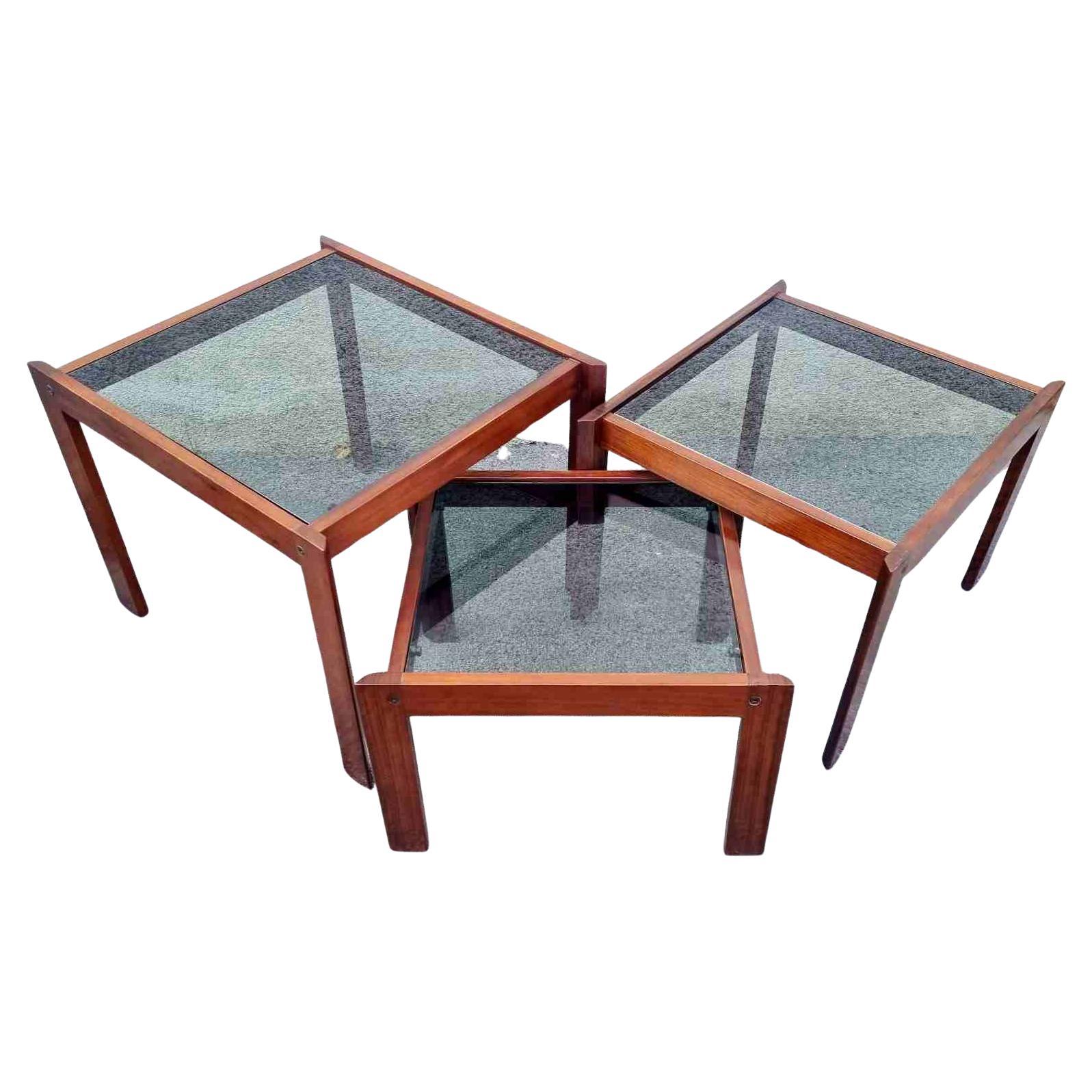 Italian Postmodern Nesting and Stacking Tables, Italy 80s