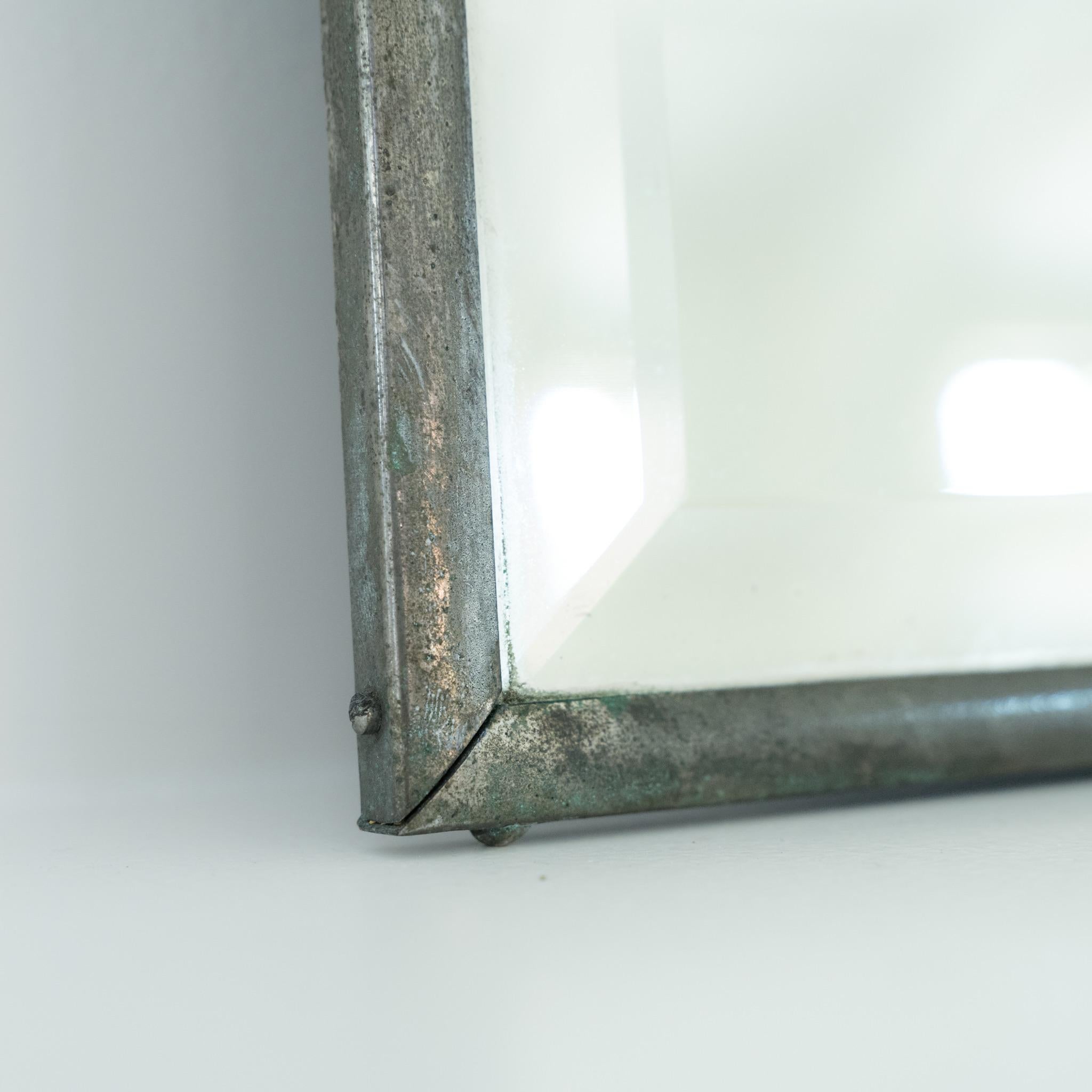 Art déco Miroir chromé Art Deco français en vente