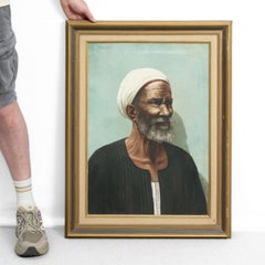Retrato al óleo sobre tabla: «Un miembro de una tribu bereber», de Yervant Chimchidian