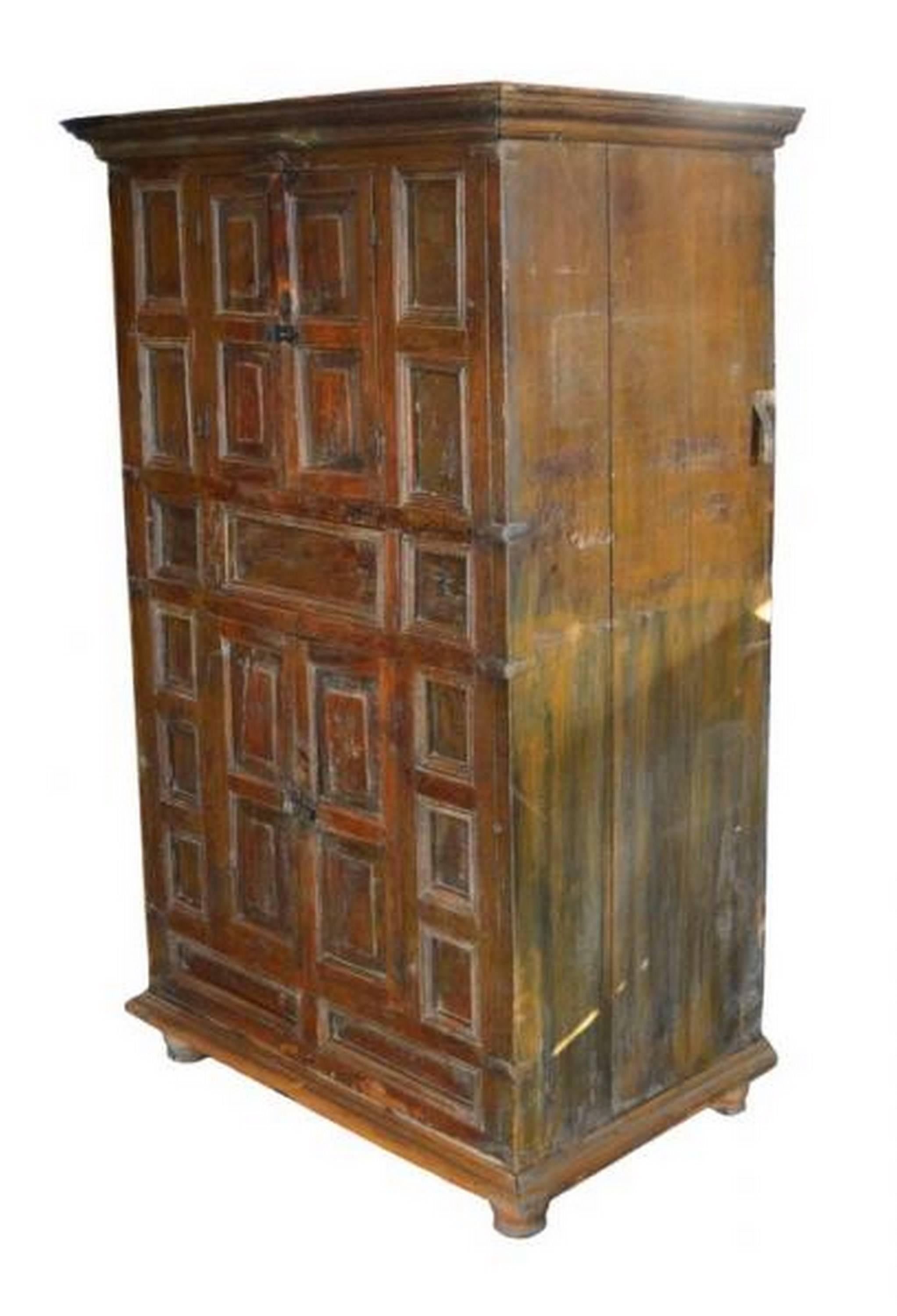 tall rustic cabinet