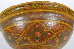 Antique Hand-Painted Indian Bowl