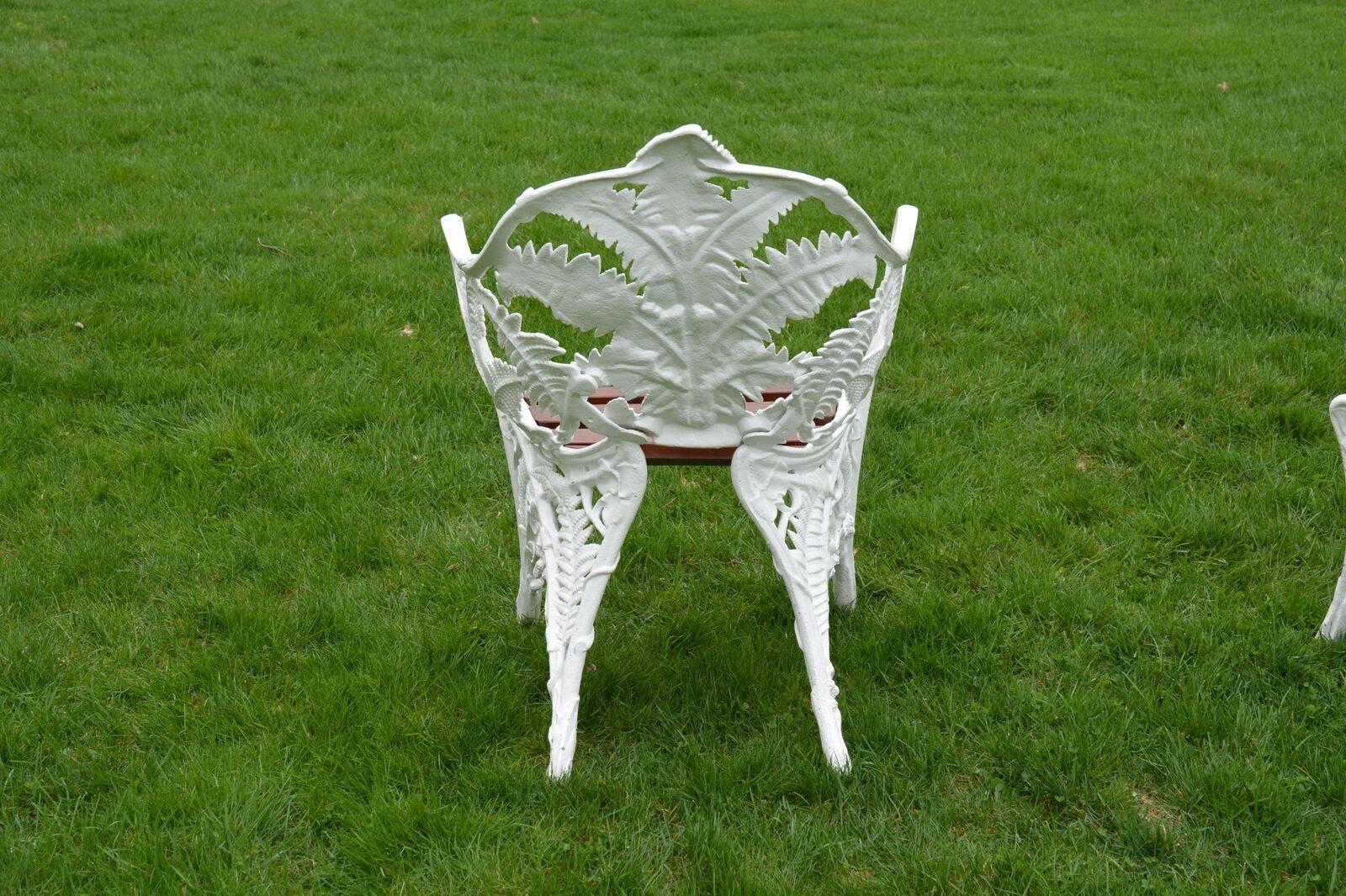 English Garden Seat Marked 
