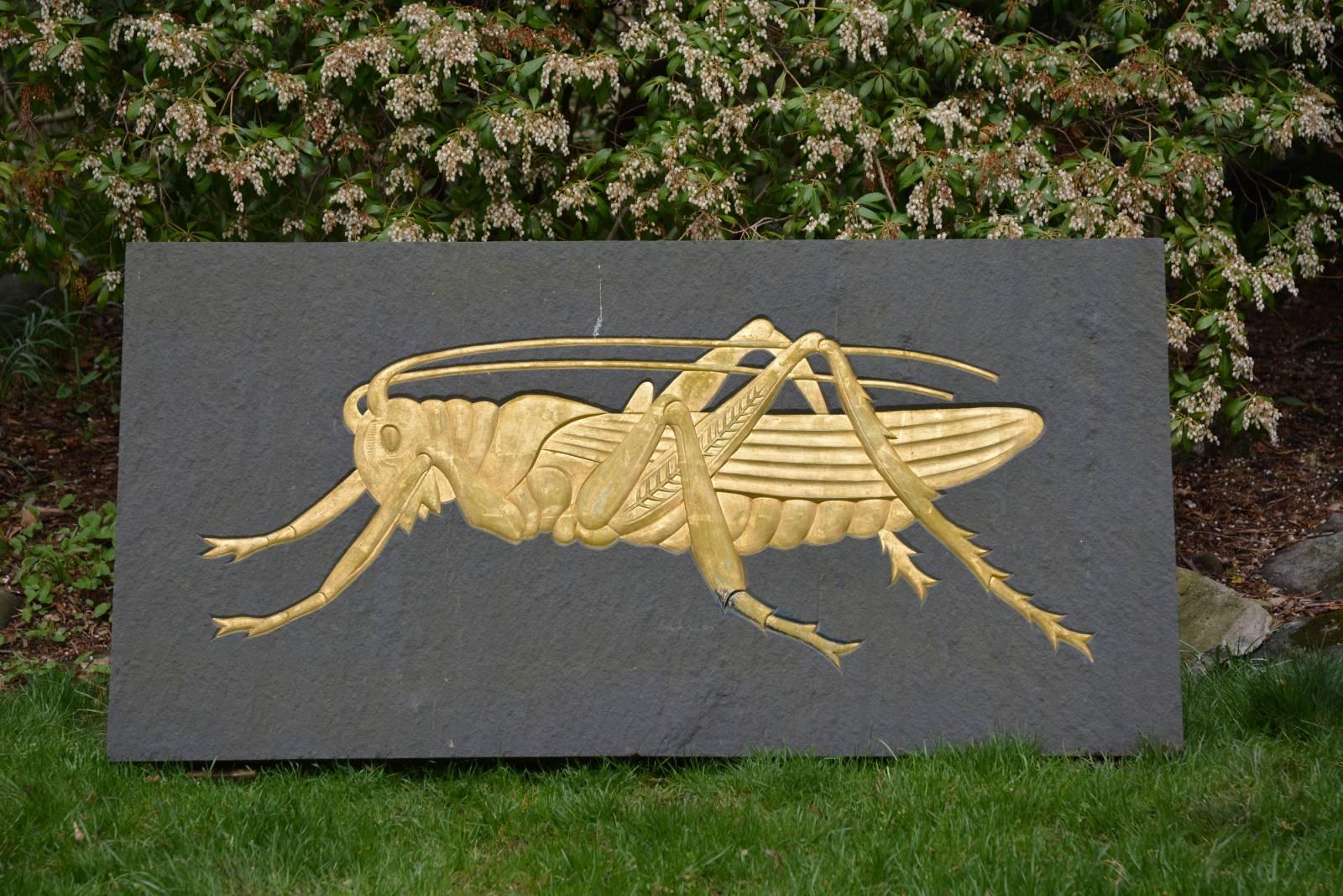 English Grasshopper Plaque