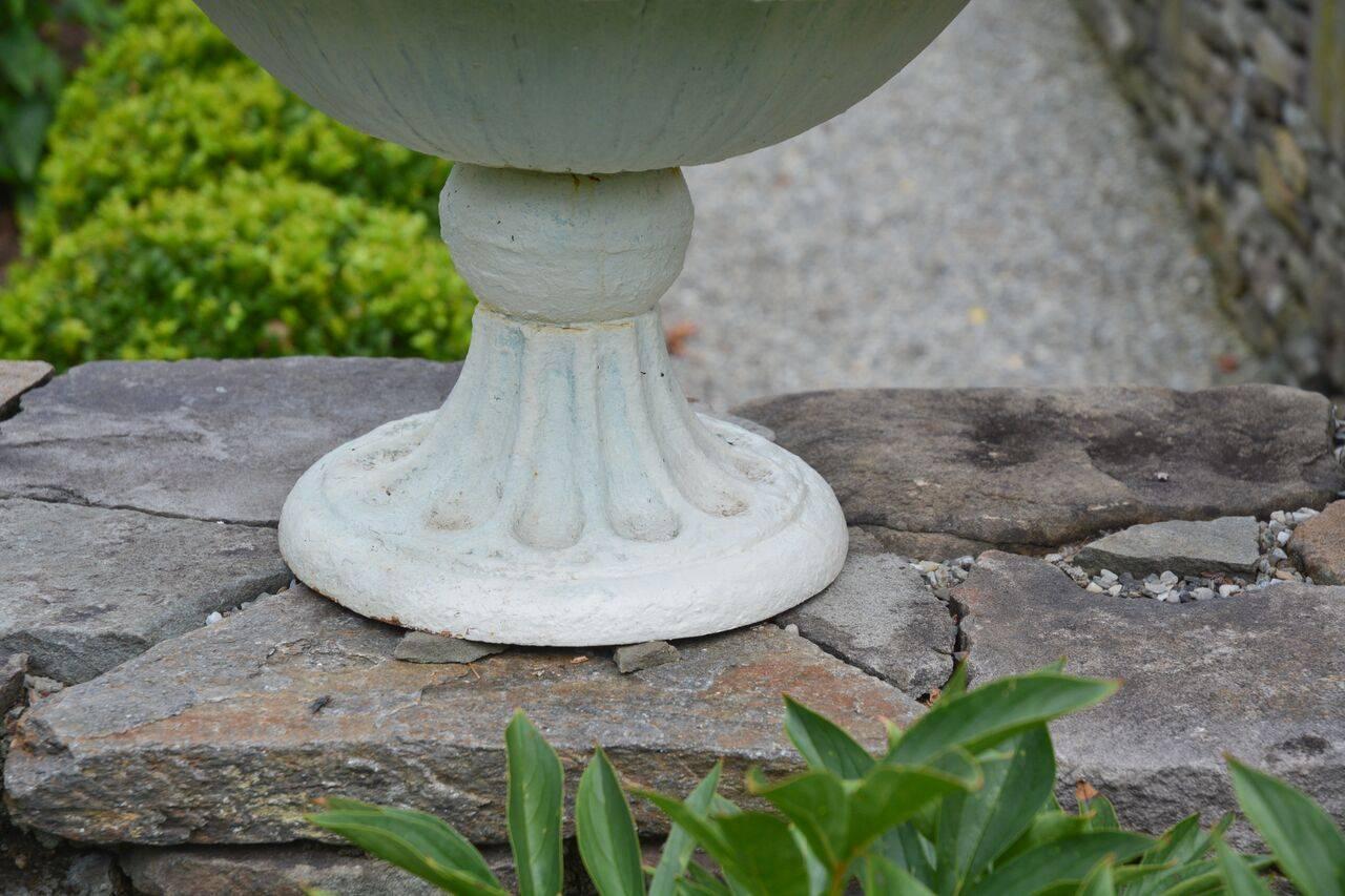 Cast-Iron Urns In Good Condition In Katonah, NY