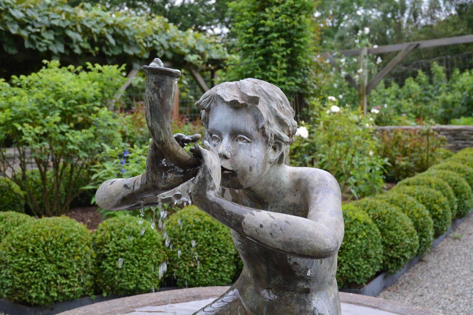 Cast Fountain Figure of Merboy