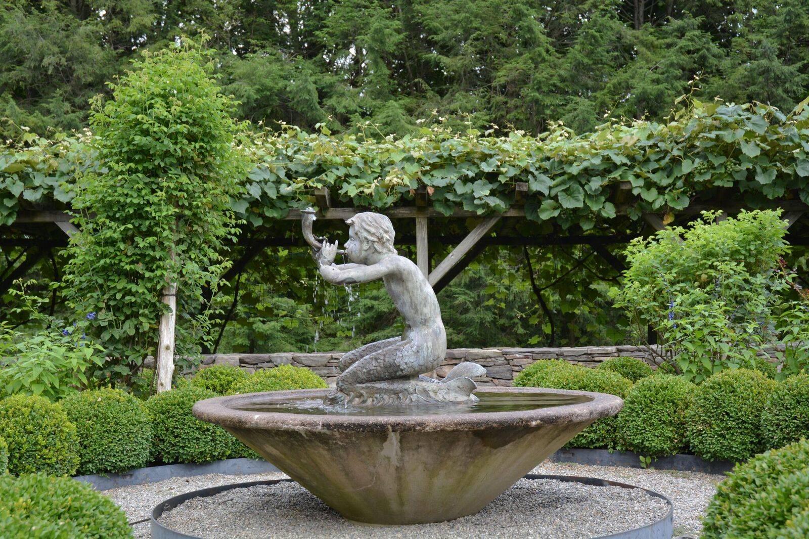 Neoclassical Fountain Figure of Merboy