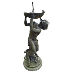 Sundial figuratif en bronze de Robert Ingersoll Aitken
