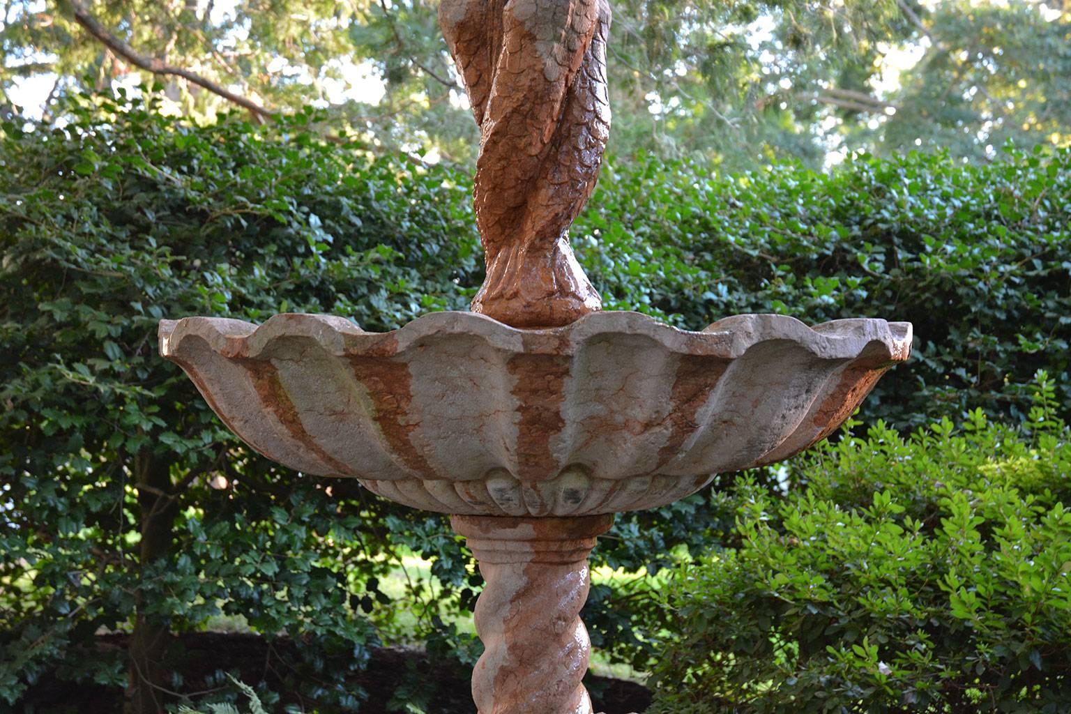 Early 20th Century Marble Fountain
