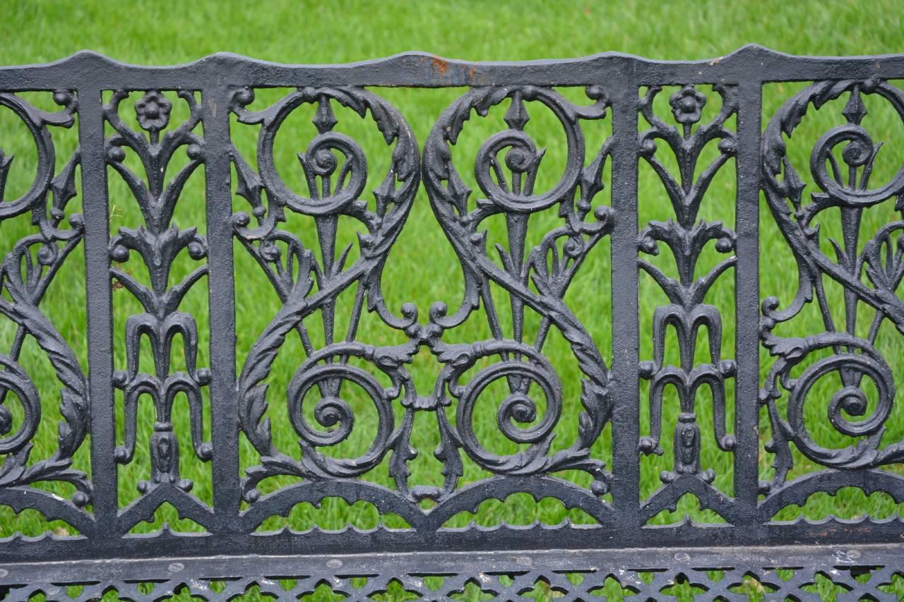 Cast Iron Curtain Style Bench 3