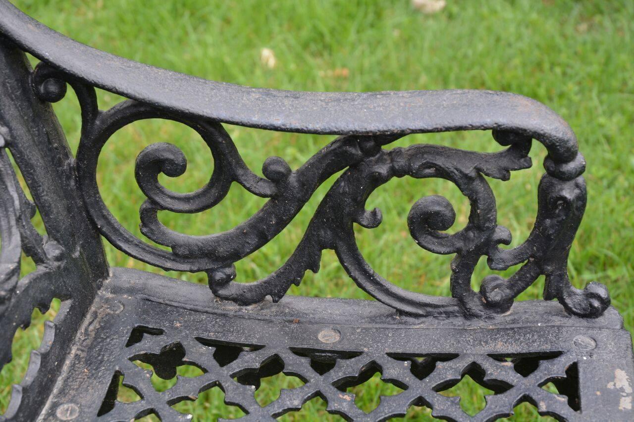 Cast Iron Curtain Style Bench 2