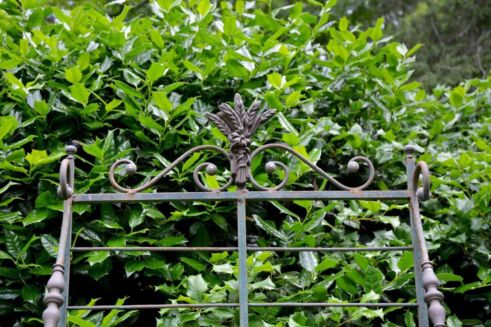 French Wrought Iron and Brass Baker's Rack