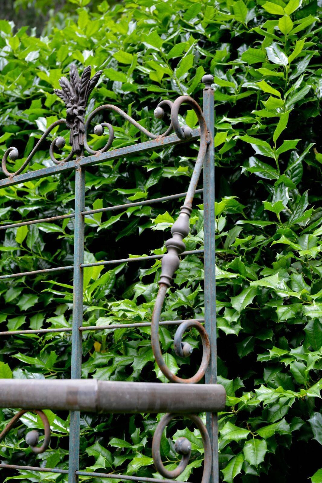 Wrought Iron and Brass Baker's Rack 1