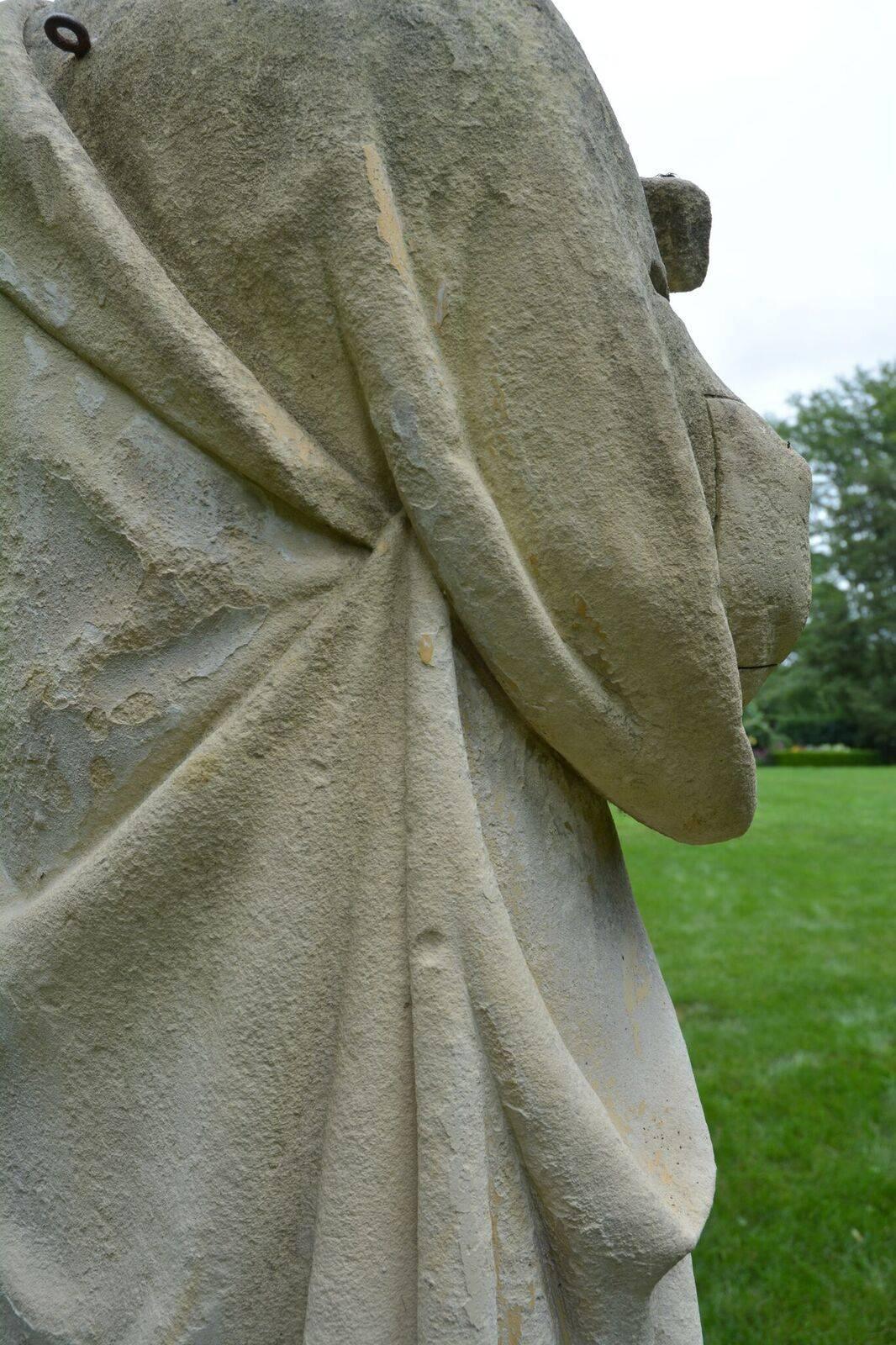 Carved Stone Statue of Saint Joseph 4