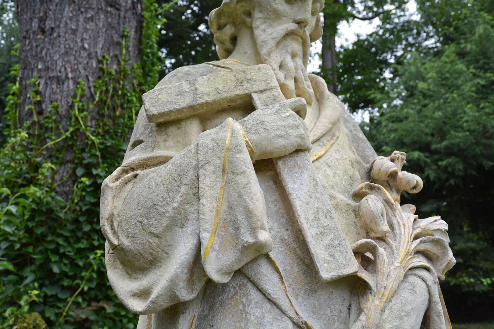 Carved Stone Statue of Saint Joseph 1