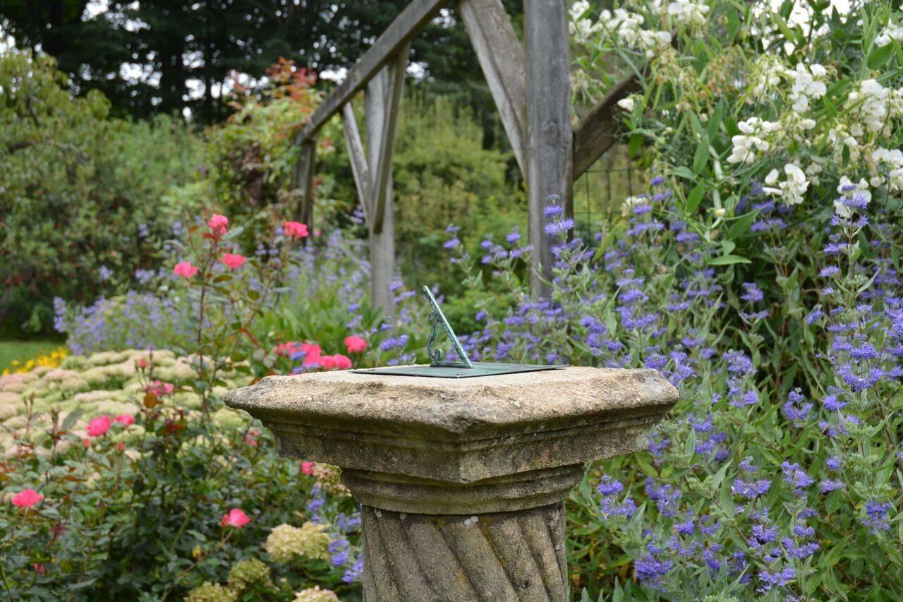 English Carved Stone Sundial