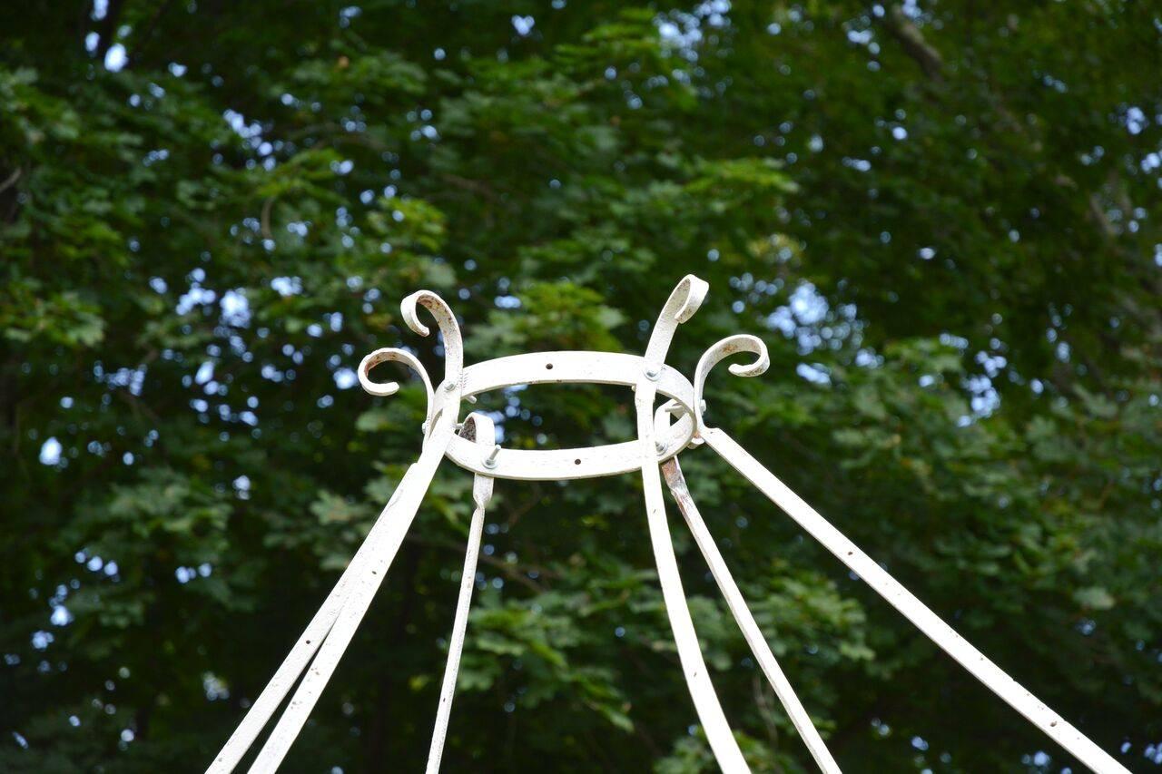 Wrought-Iron Gazebo In Good Condition In Katonah, NY