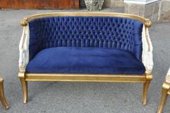 Empire Style Swan Settee After a Design by Jacob-Desmalter